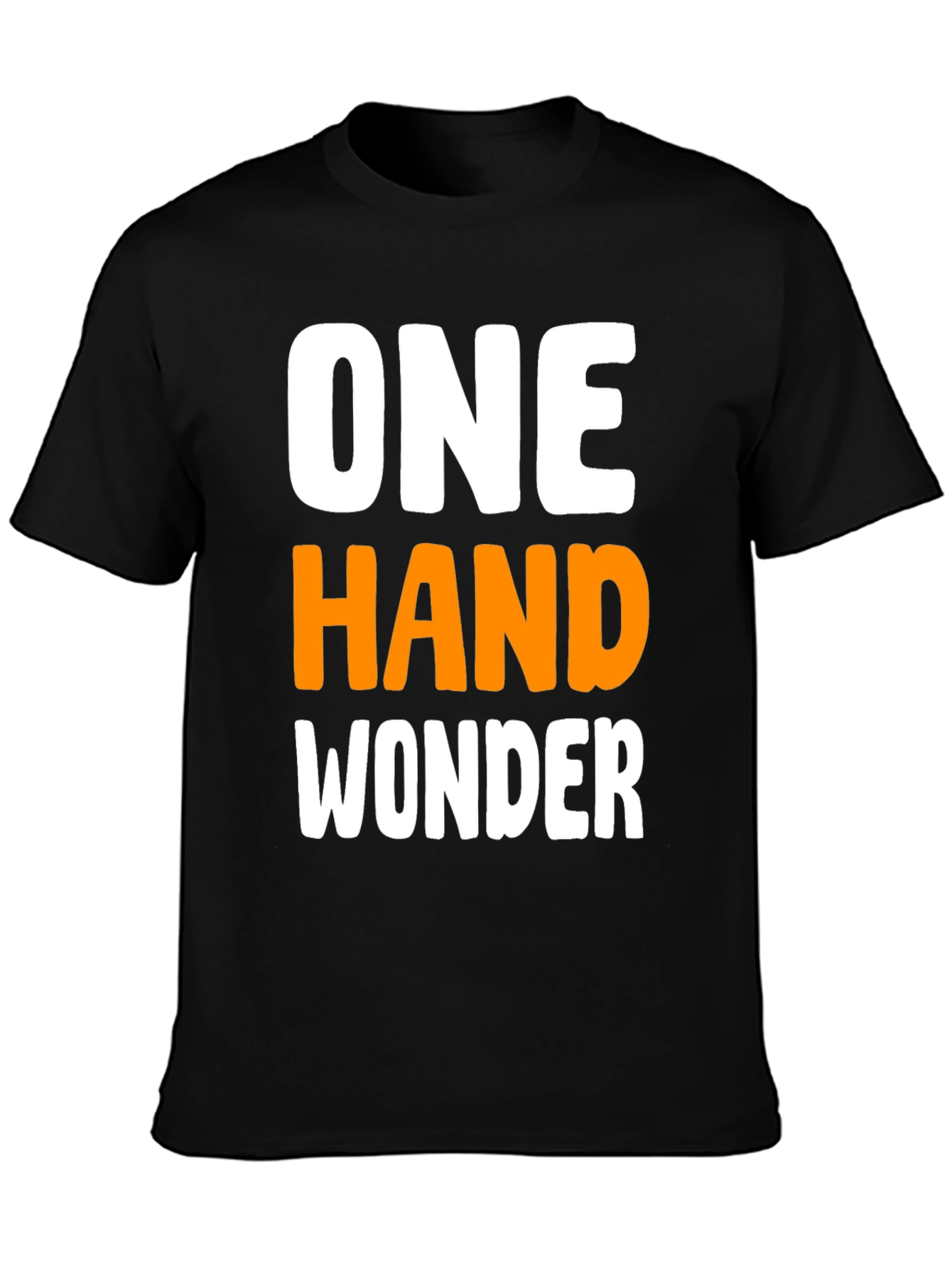 One Hand Wonder Graphic T-Shirt - Black