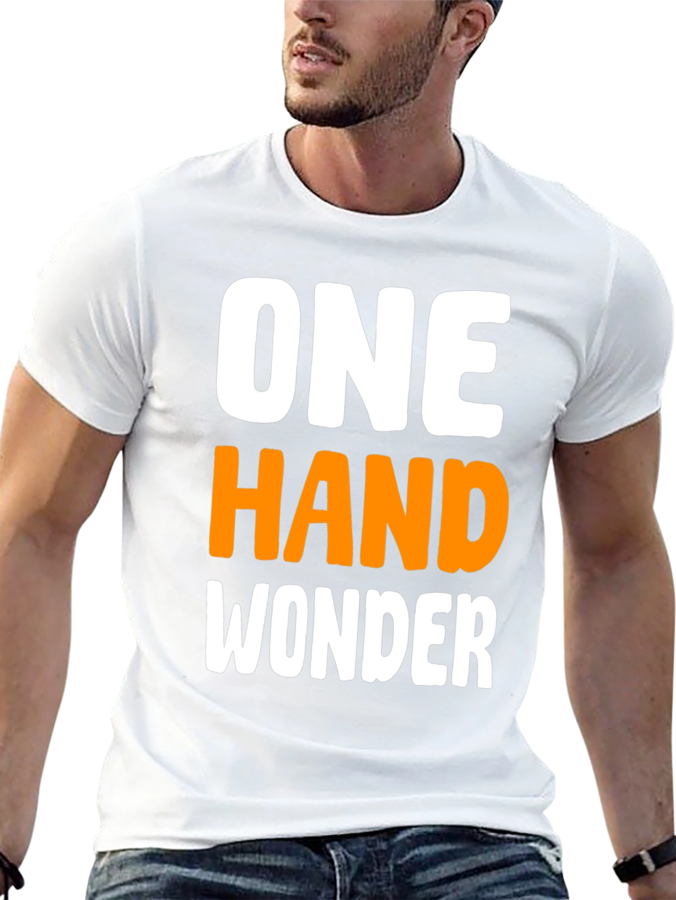 One Hand Wonder Graphic T-Shirt - Black