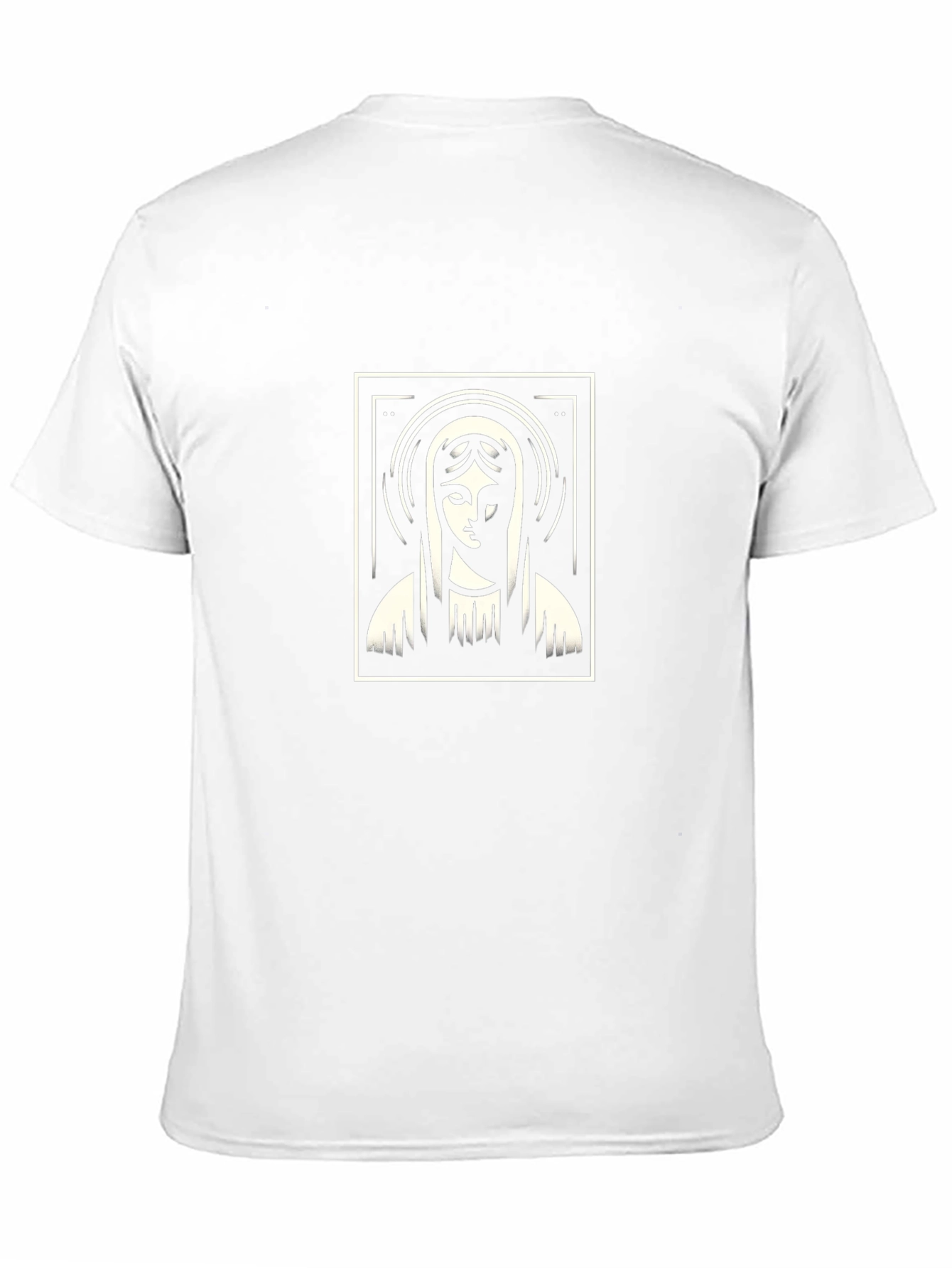 Virgin Mary Graphic Tee - Classic Black T-Shirt