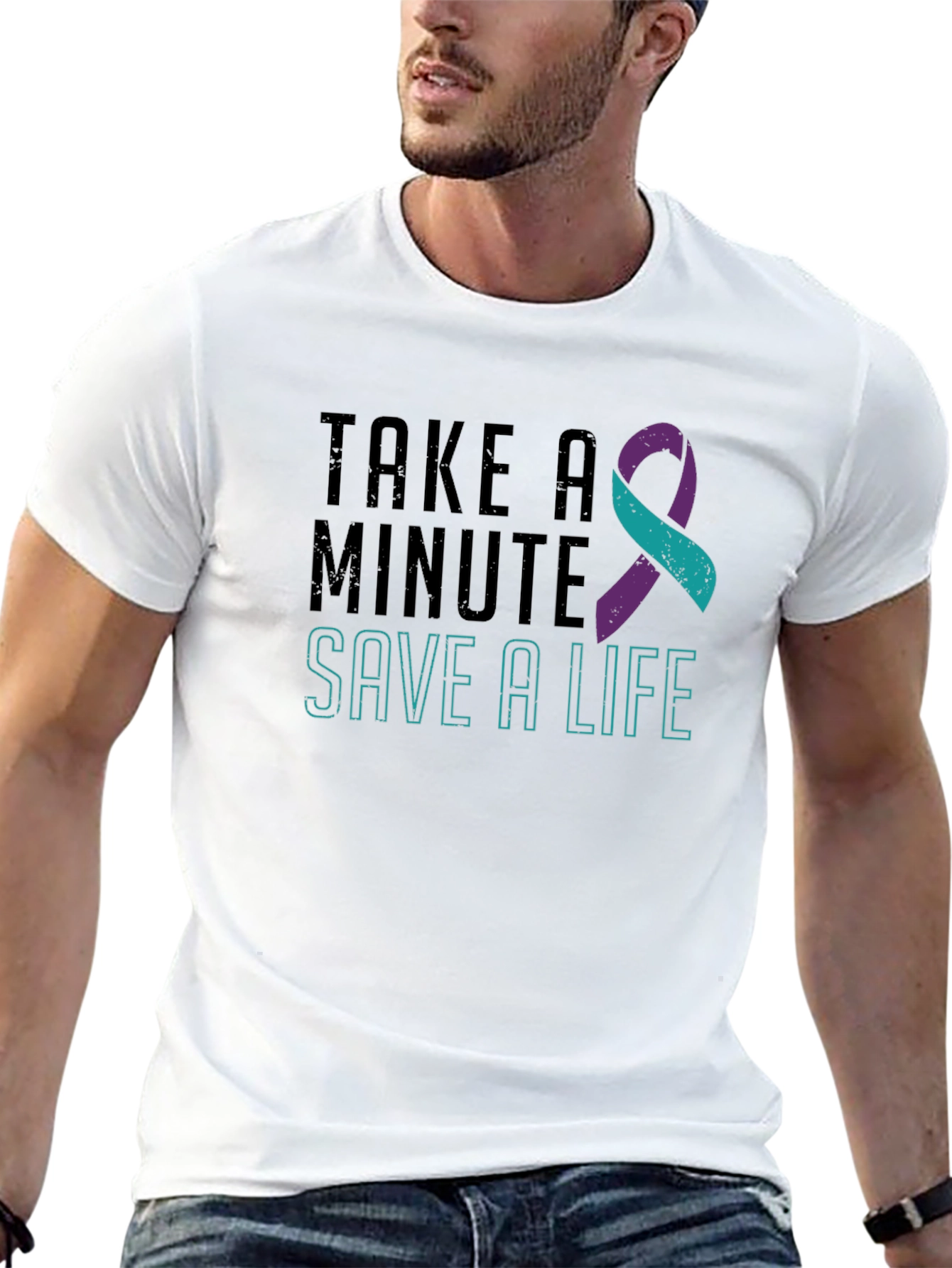 Take a Minute Save a Life Suicide Awareness T-Shirt
