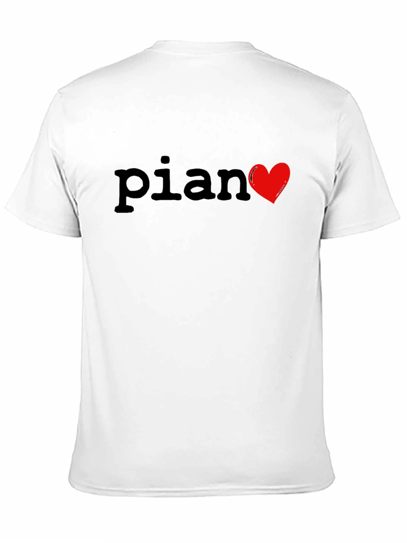 Piano Heart T-Shirt - Musician Apparel