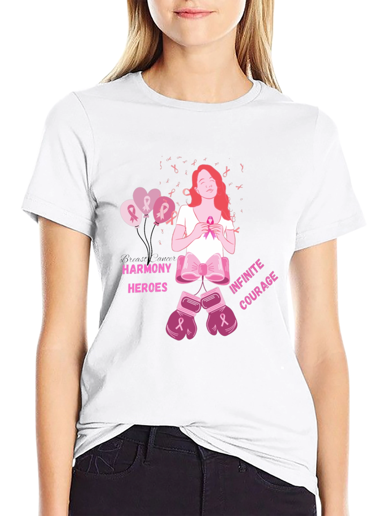 Harmony Heroes Cancer Awareness Graphic Tee
