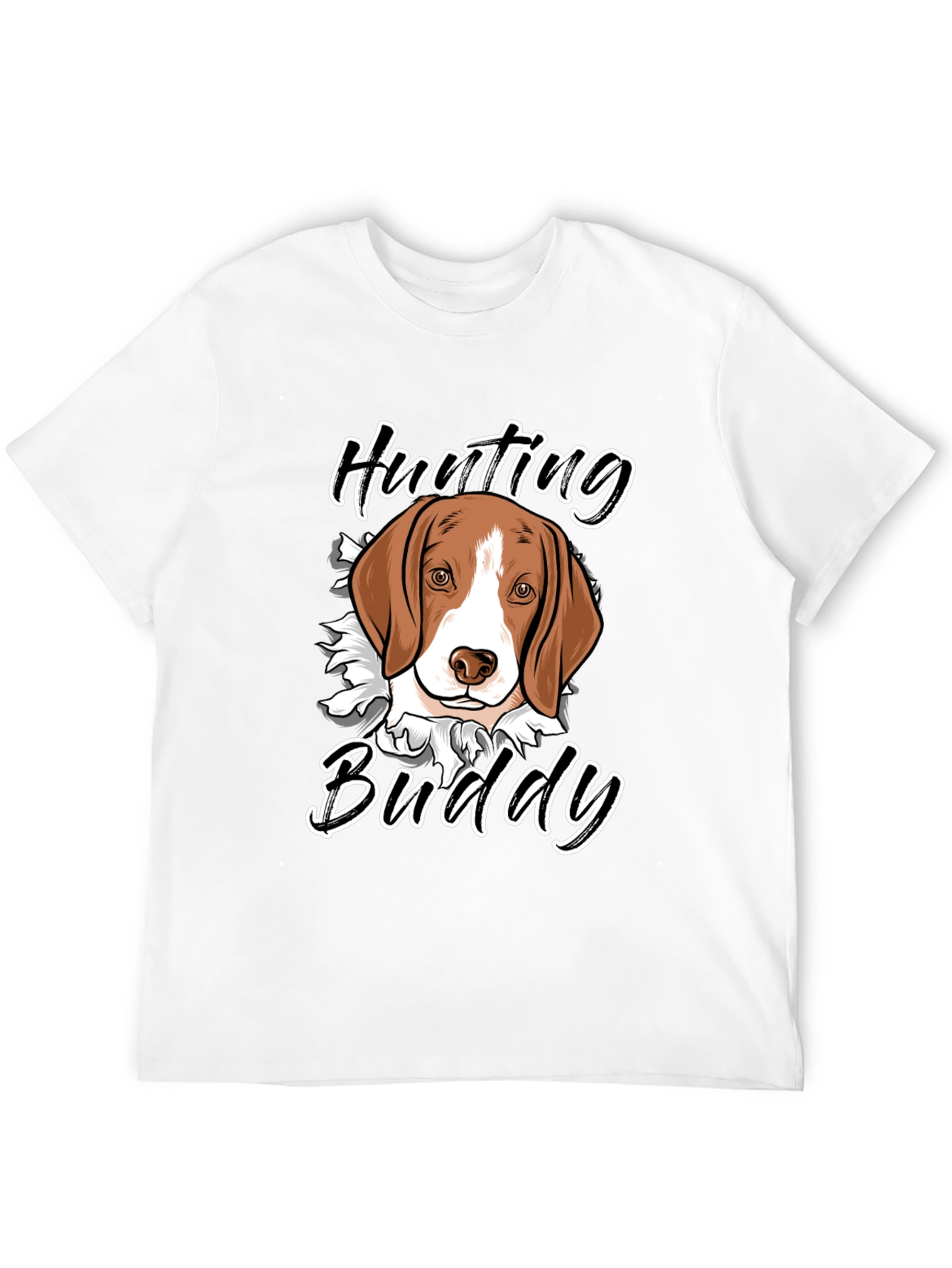 Hunting Buddy T-Shirt - Beagle Dog Design