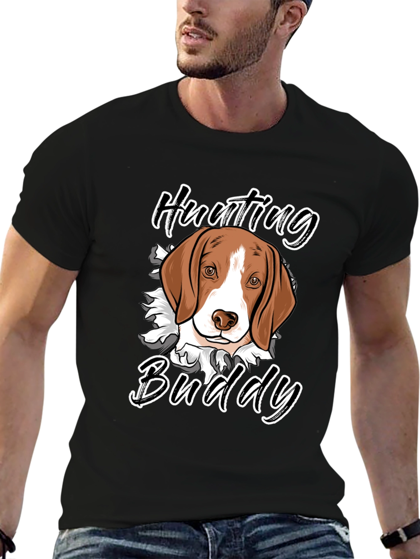 Hunting Buddy T-Shirt - Beagle Dog Design