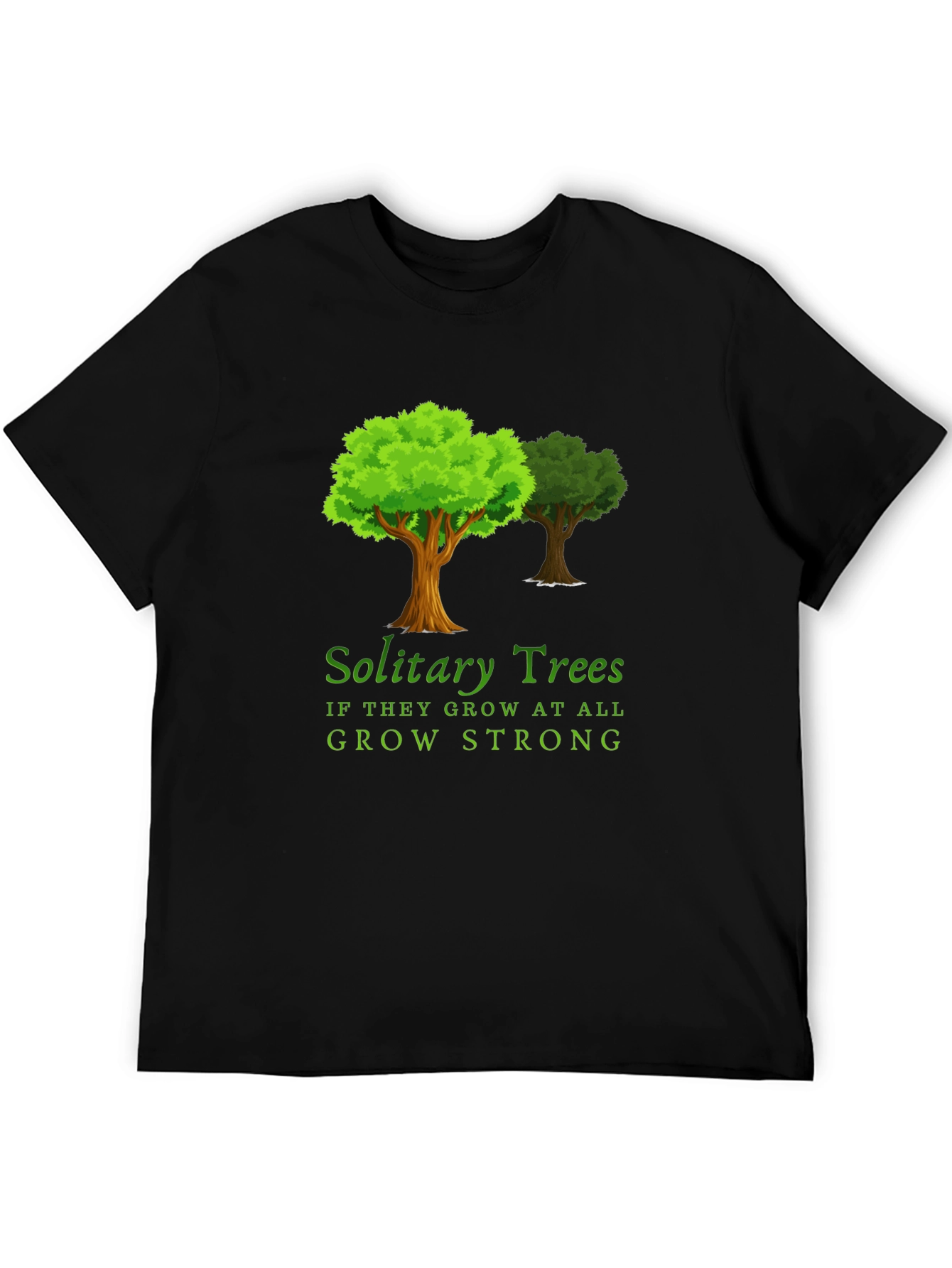 Solitary Trees Graphic Print T-Shirt