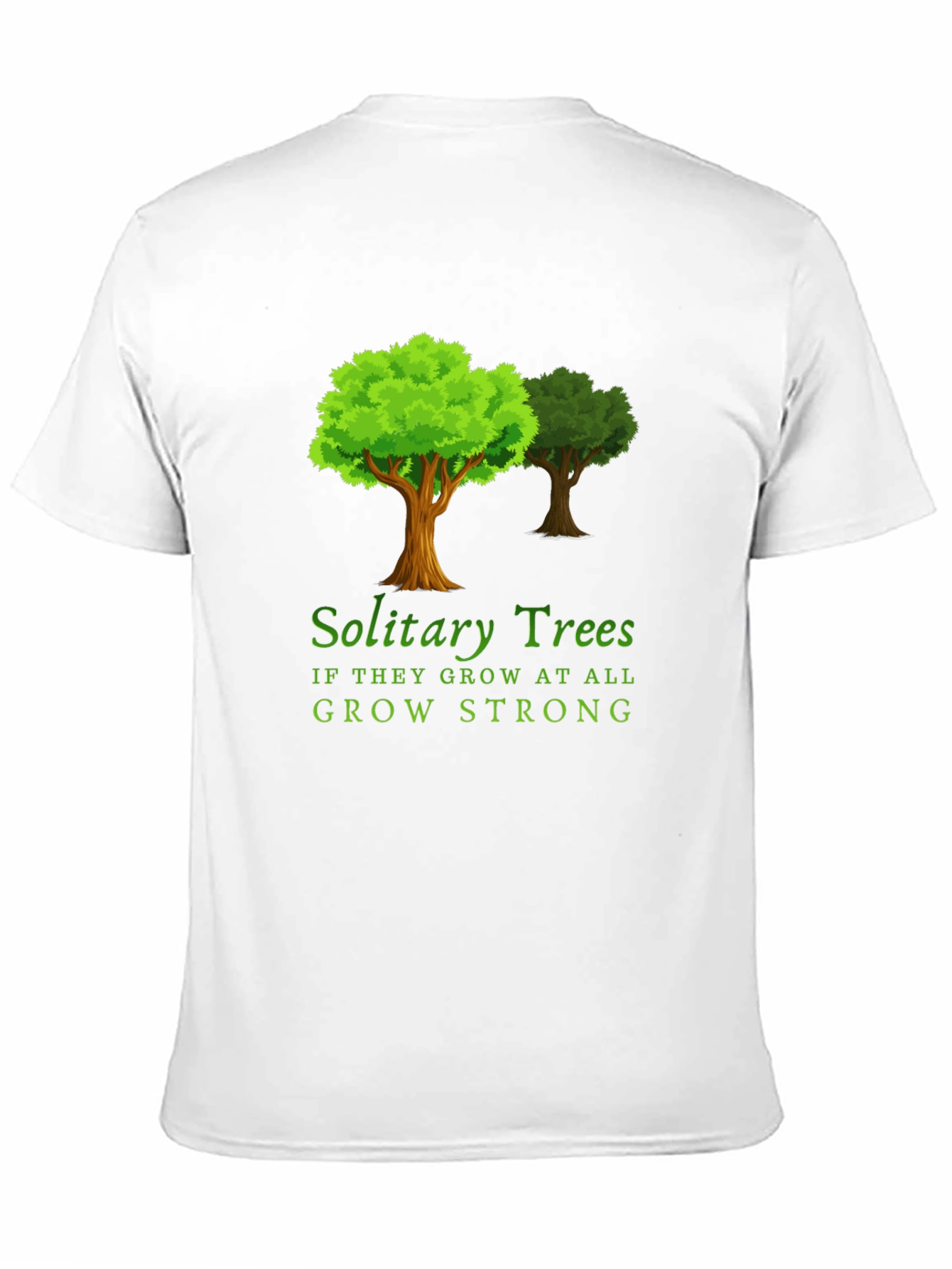 Solitary Trees Graphic Print T-Shirt