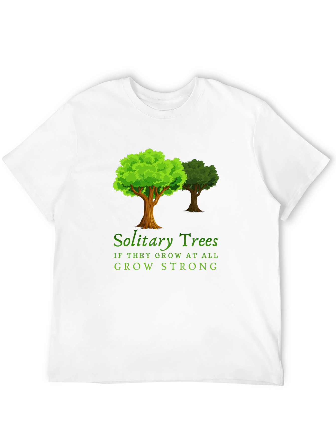 Solitary Trees Graphic Print T-Shirt