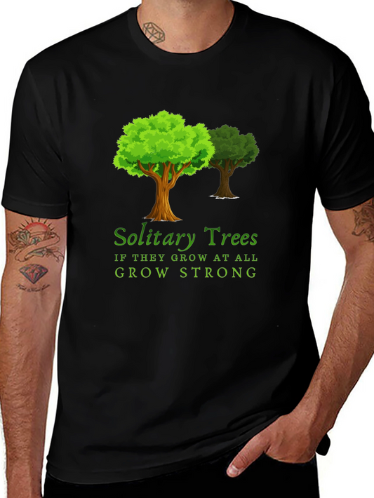 Solitary Trees Graphic Print T-Shirt