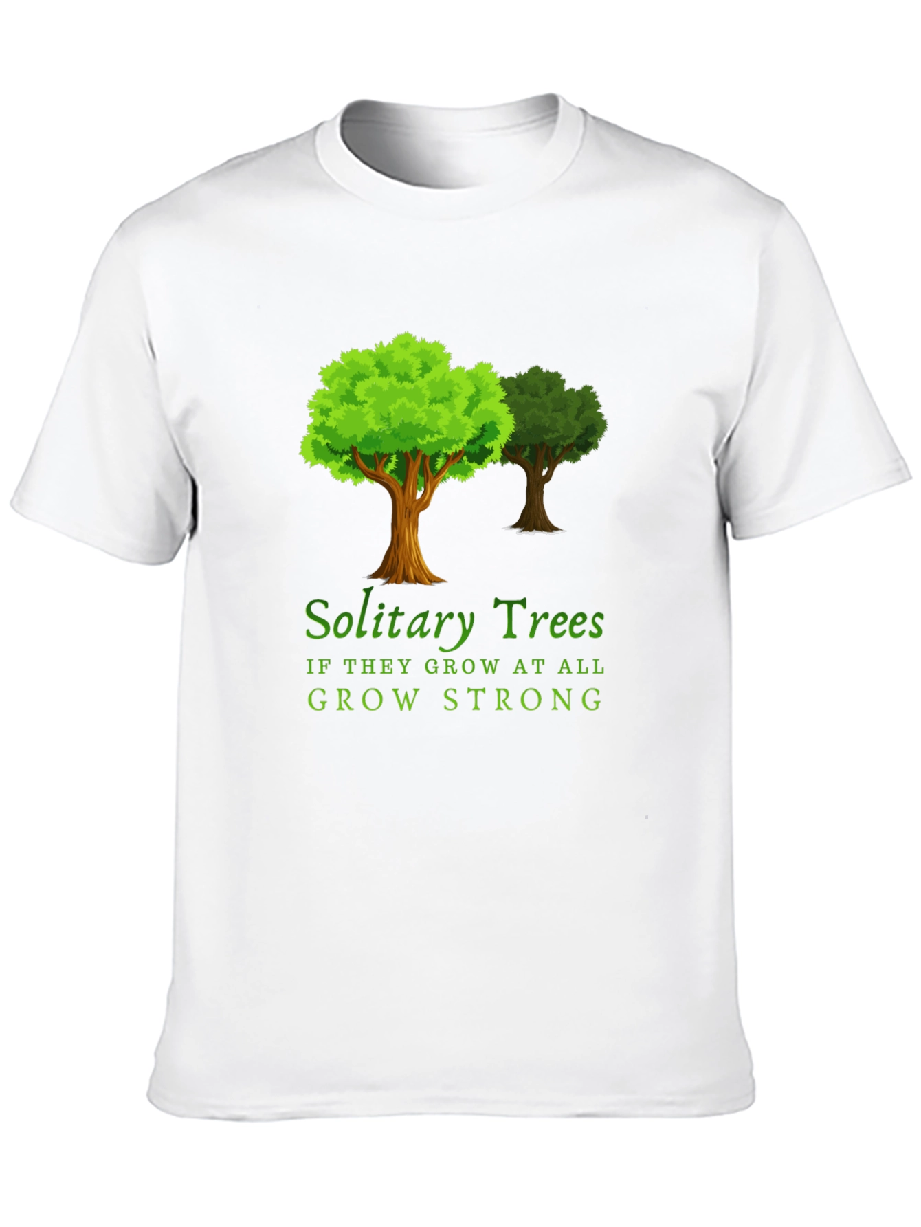 Solitary Trees Graphic Print T-Shirt