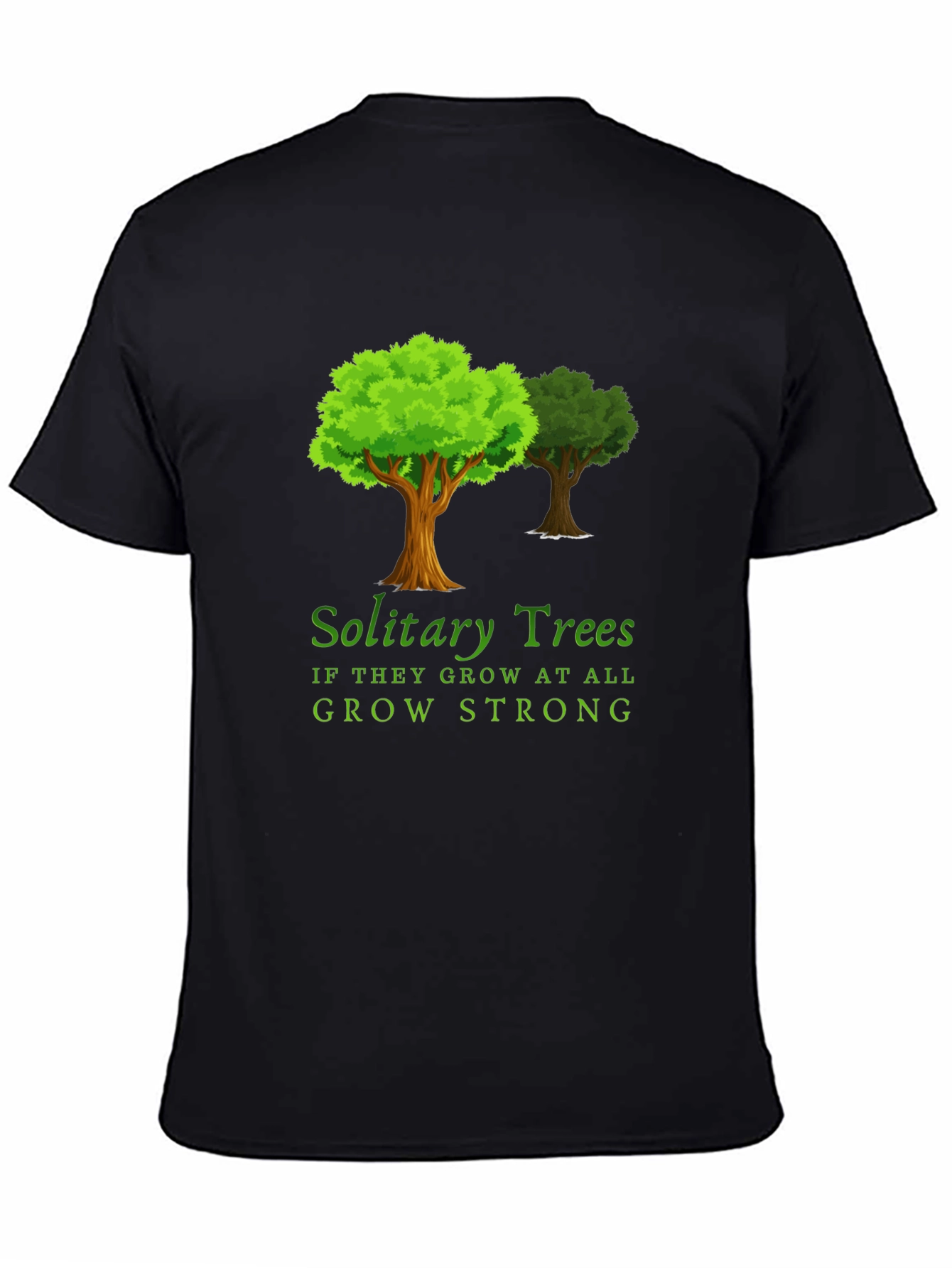 Solitary Trees Graphic Print T-Shirt