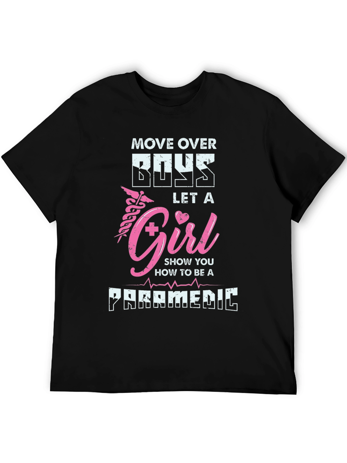 Girl Paramedic T-Shirt - Move Over Boys