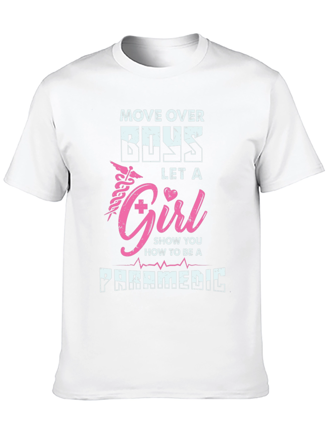 Girl Paramedic T-Shirt - Move Over Boys