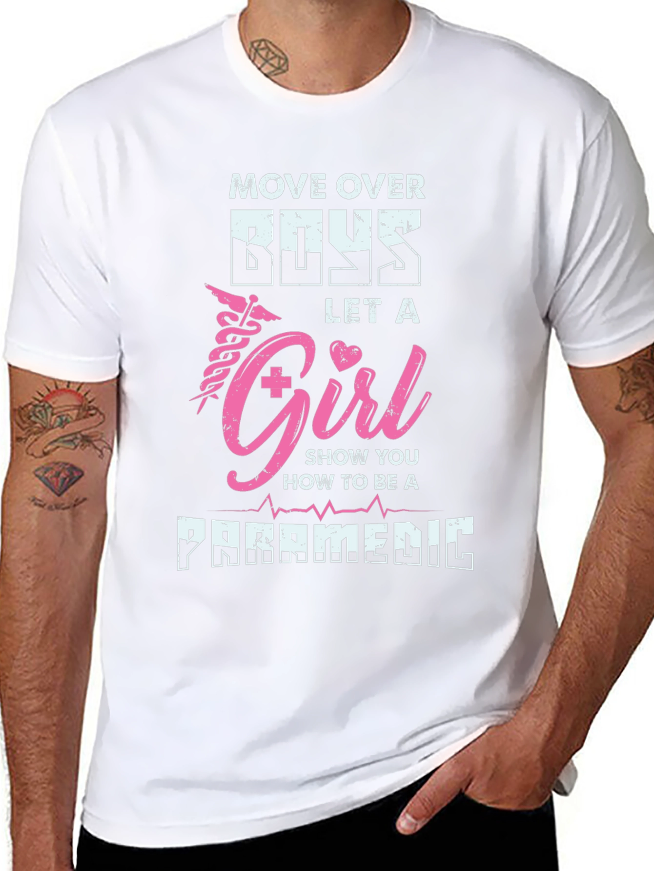 Girl Paramedic T-Shirt - Move Over Boys