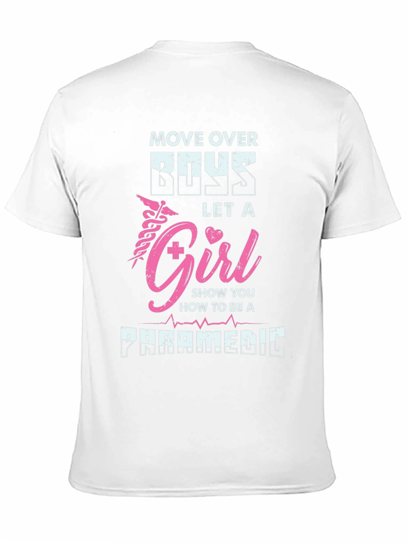 Girl Paramedic T-Shirt - Move Over Boys