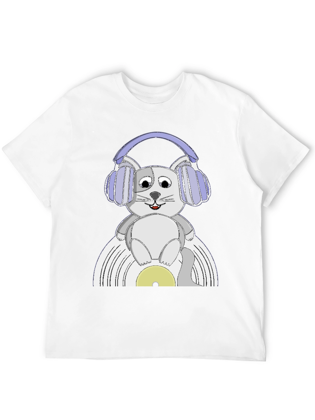 Cat DJ Graphic Tee