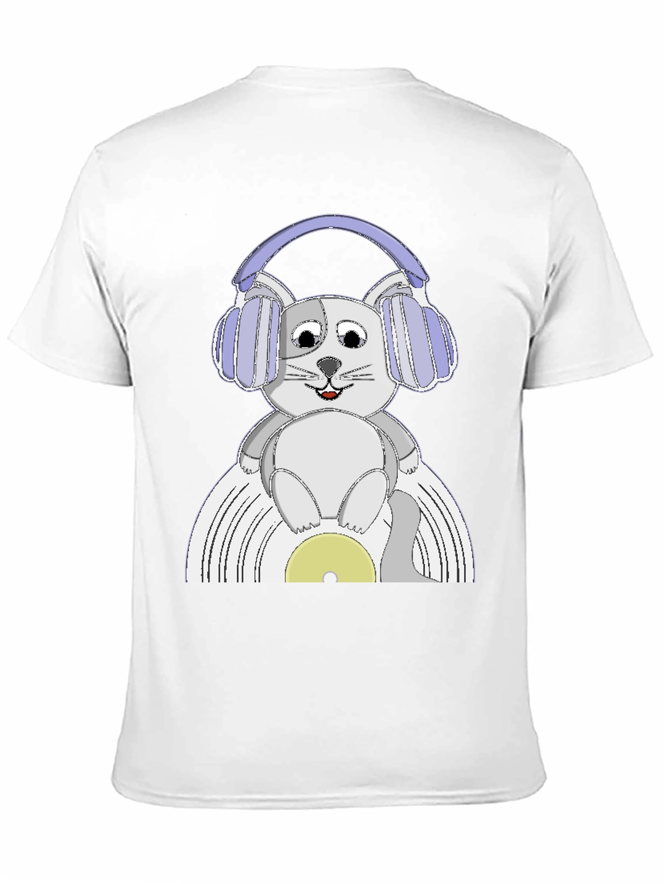 Cat DJ Graphic Tee