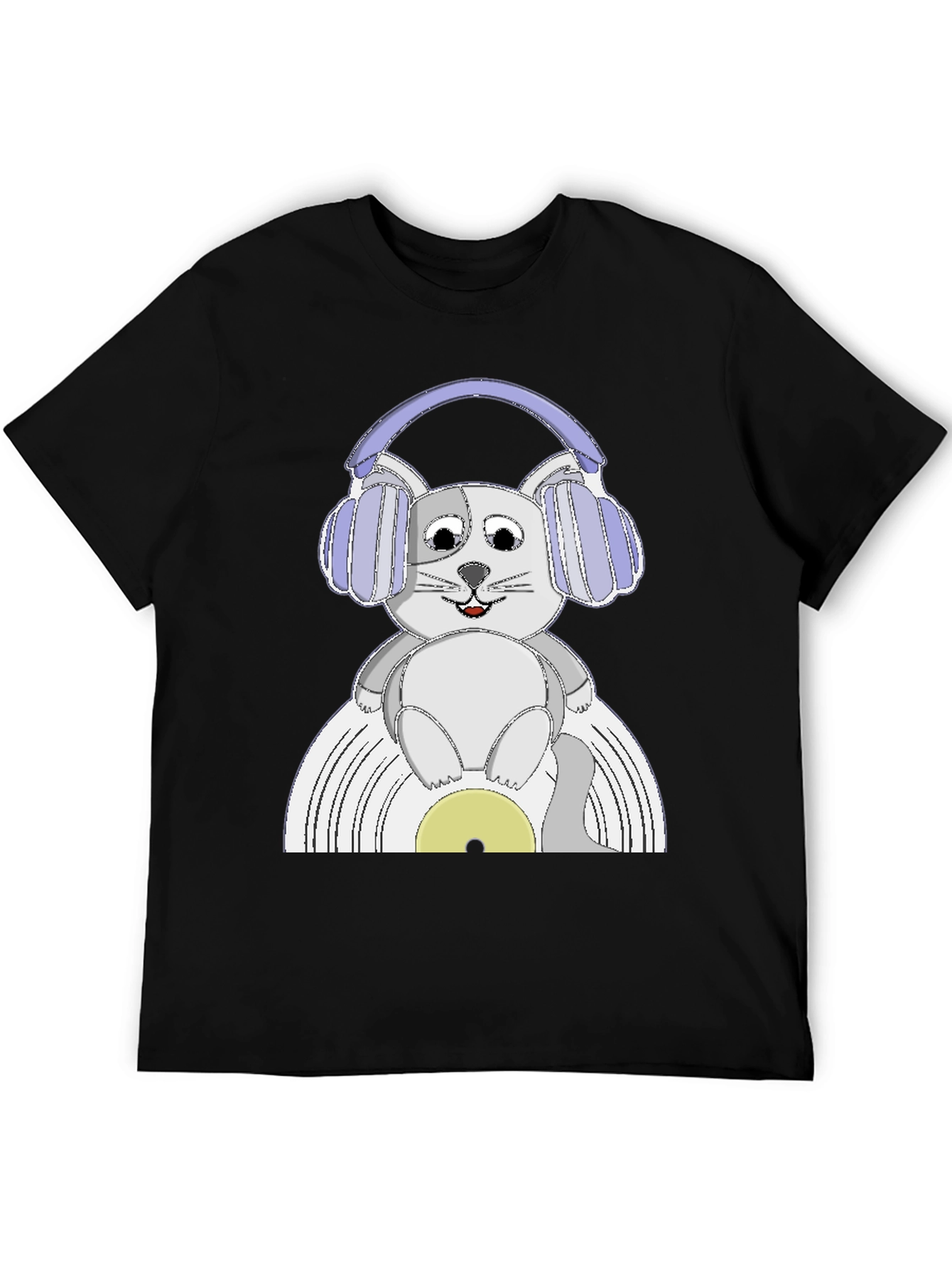 Cat DJ Graphic Tee