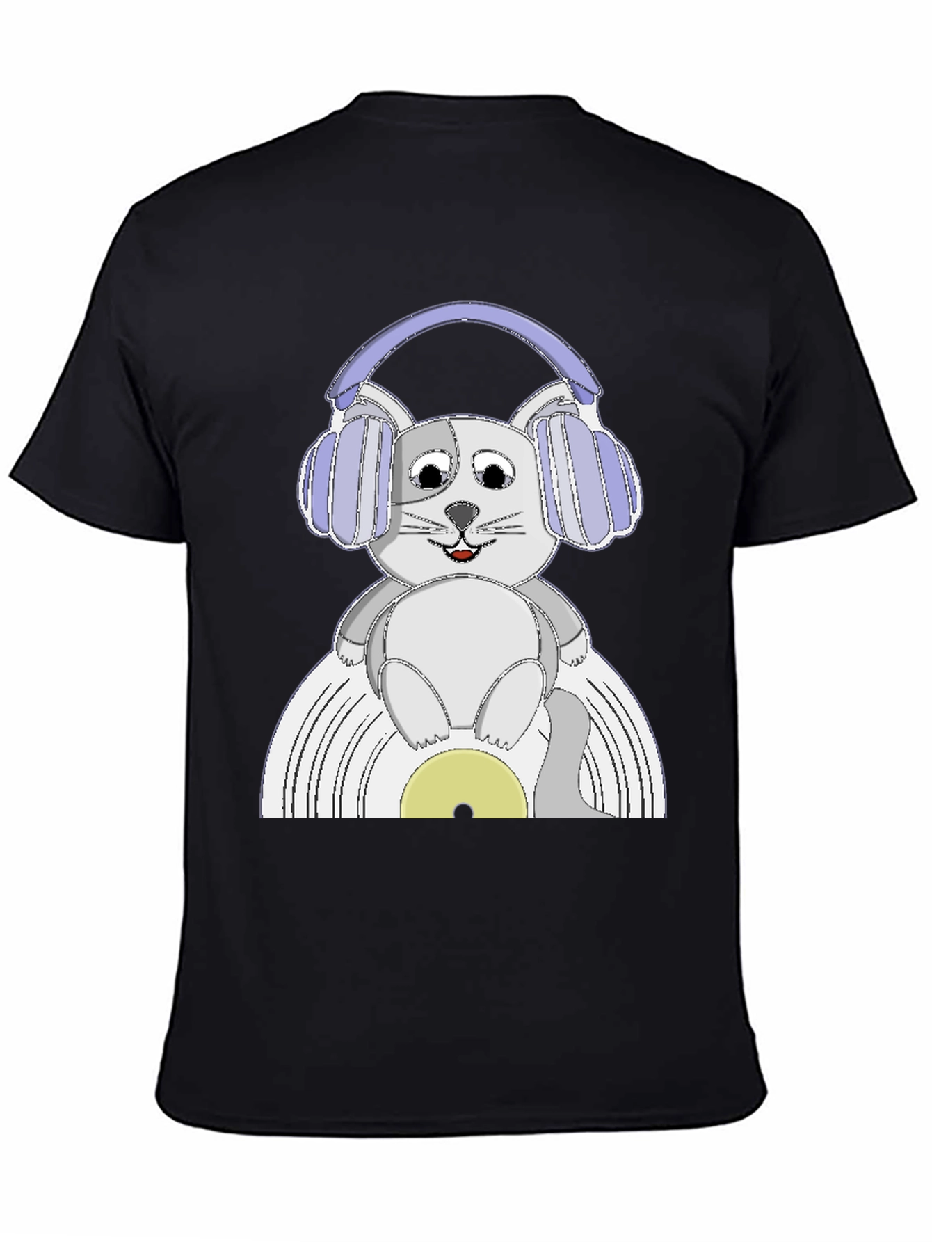 Cat DJ Graphic Tee