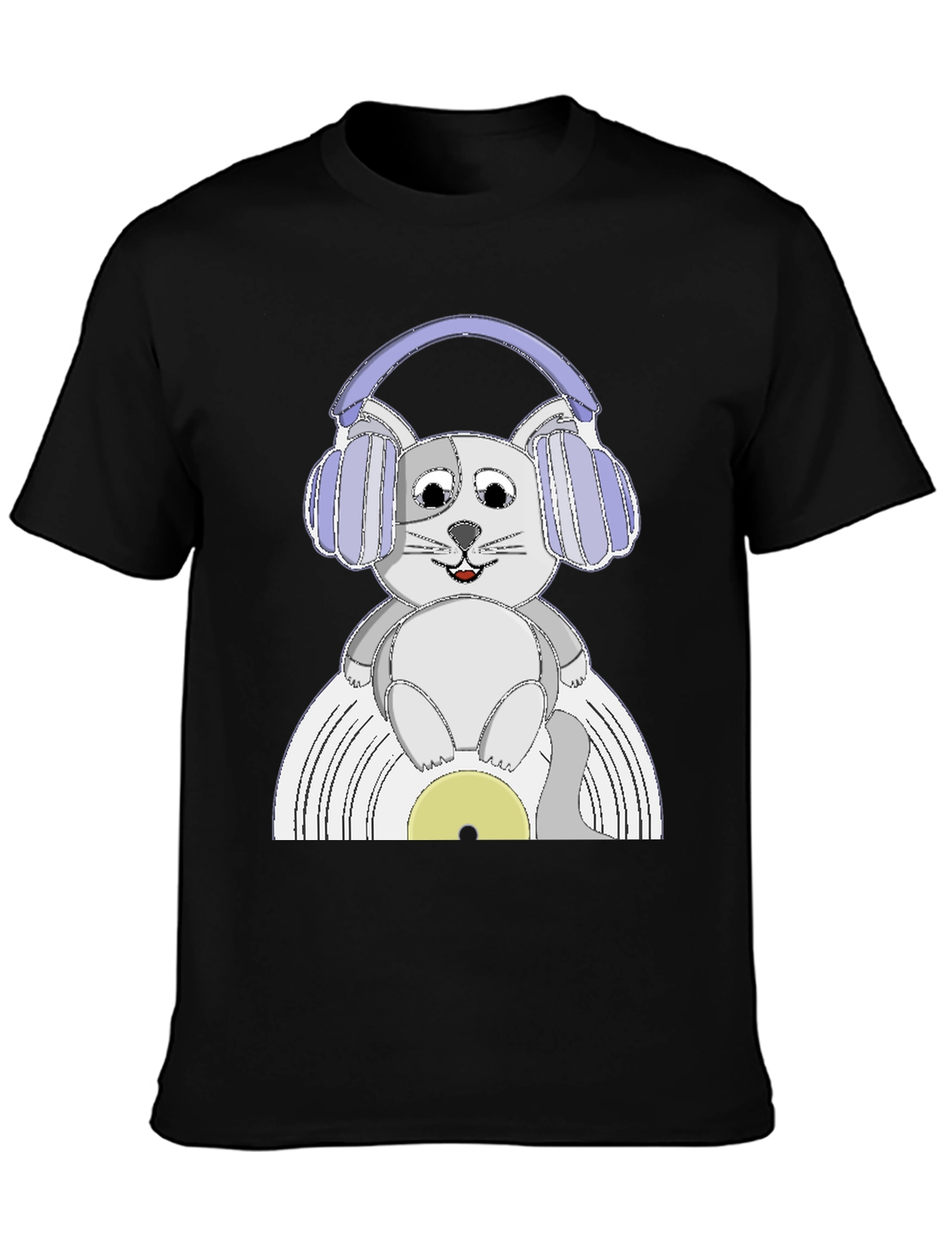 Cat DJ Graphic Tee