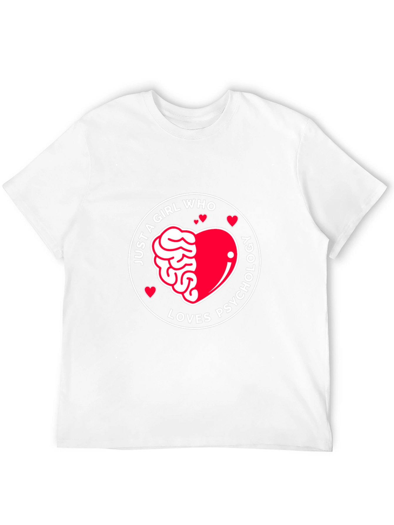 Just a Girl Who Loves Psychology T-Shirt