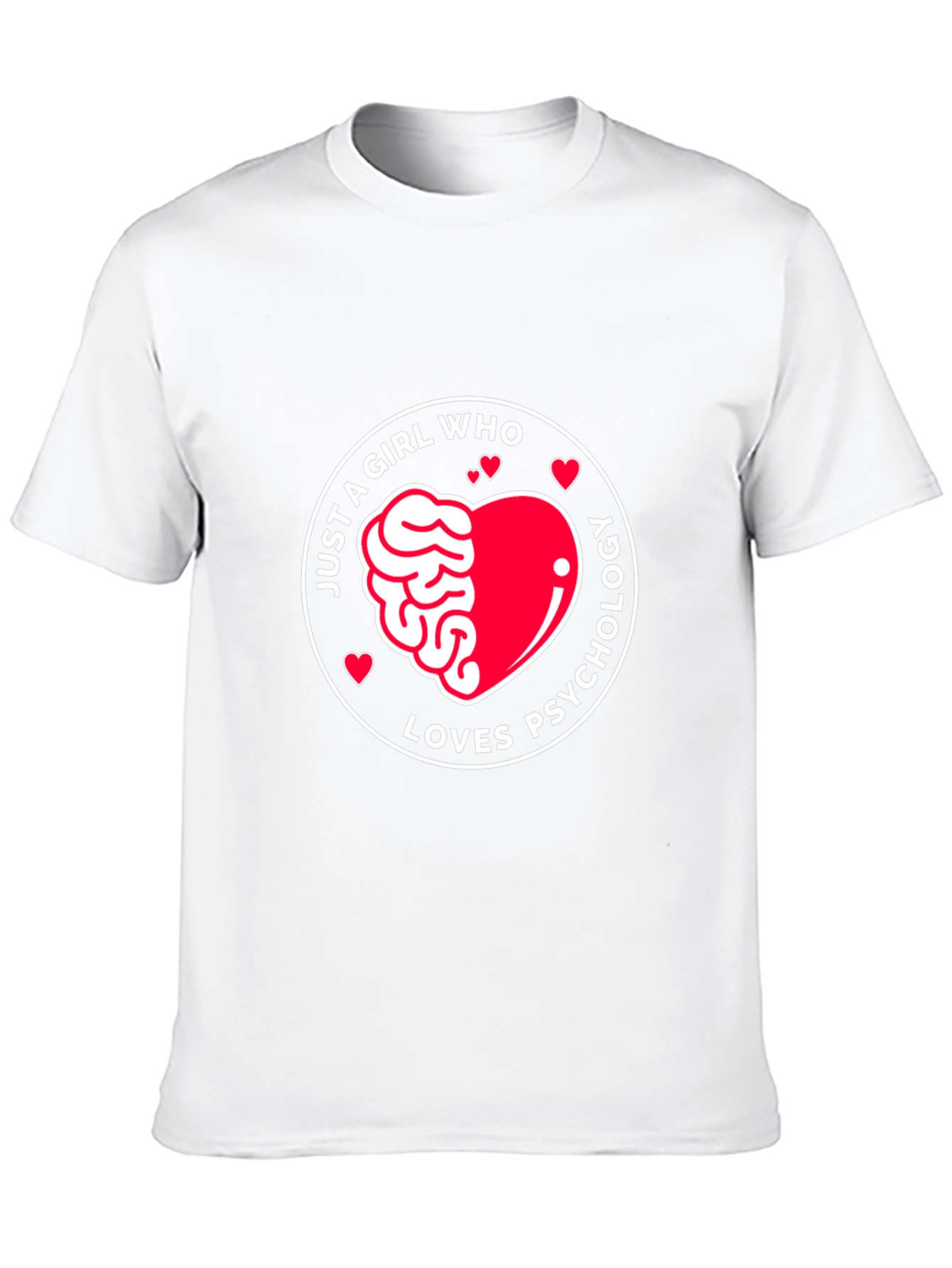 Just a Girl Who Loves Psychology T-Shirt