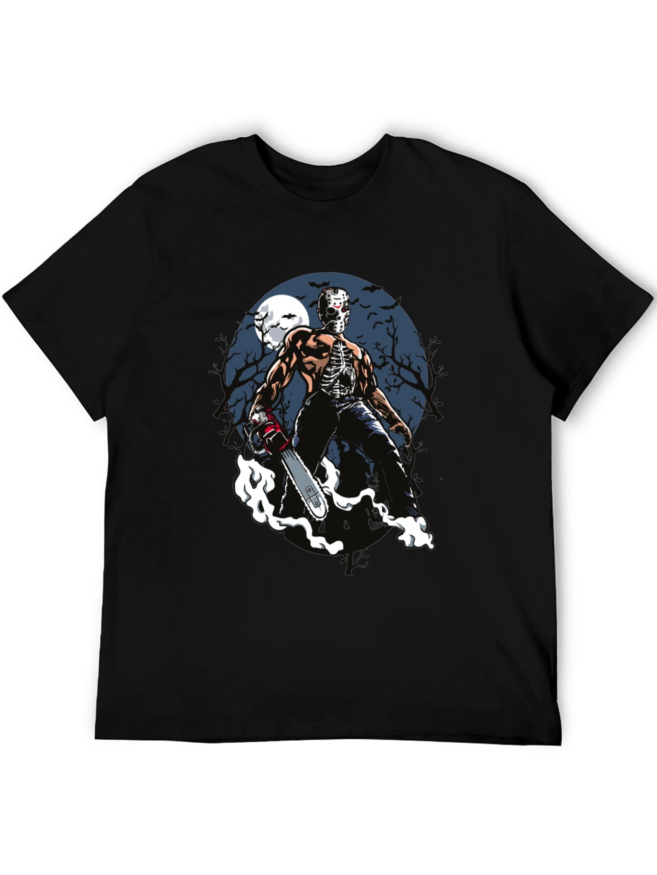 Horror Chainsaw Graphic Tee