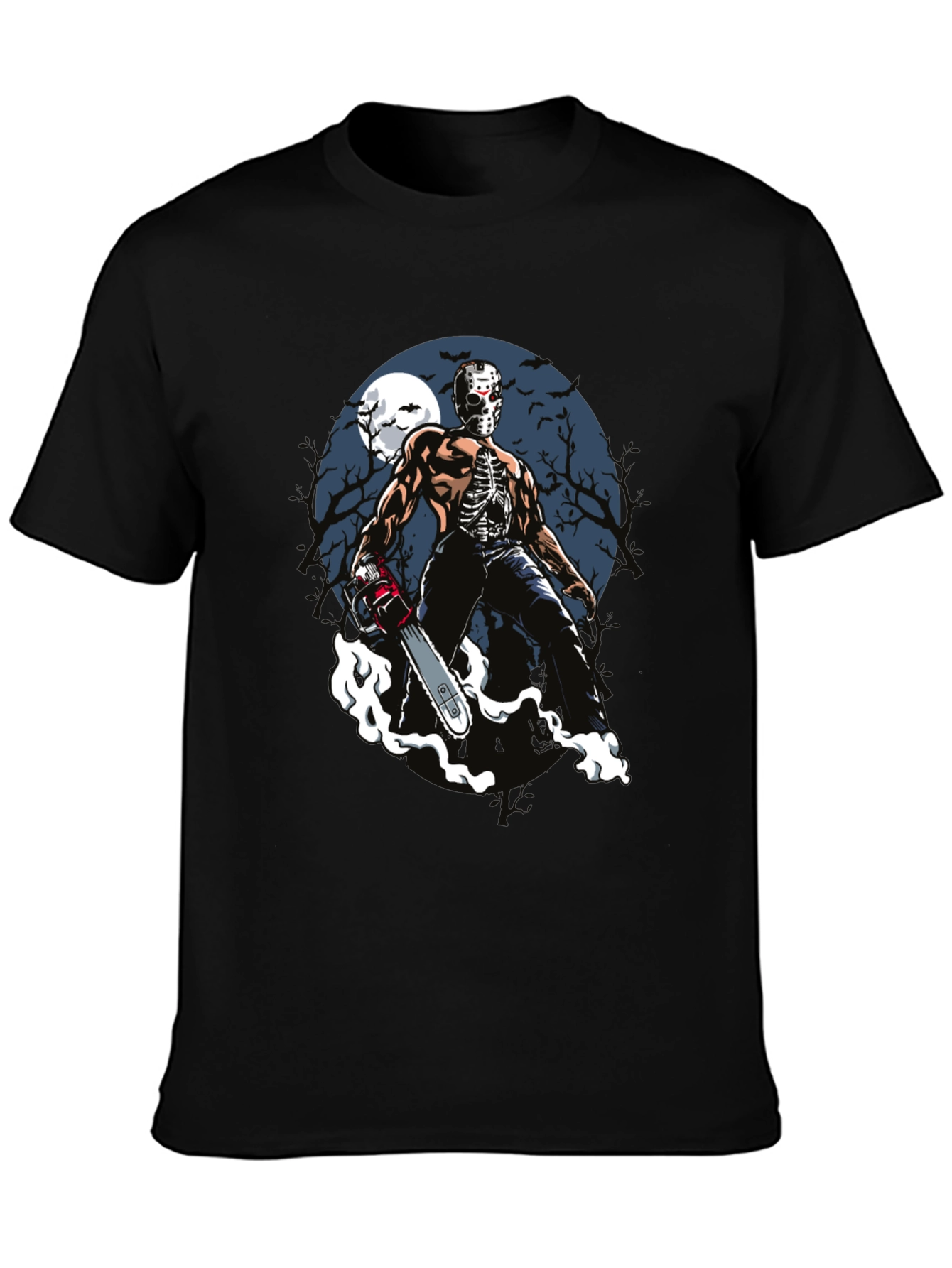 Horror Chainsaw Graphic Tee