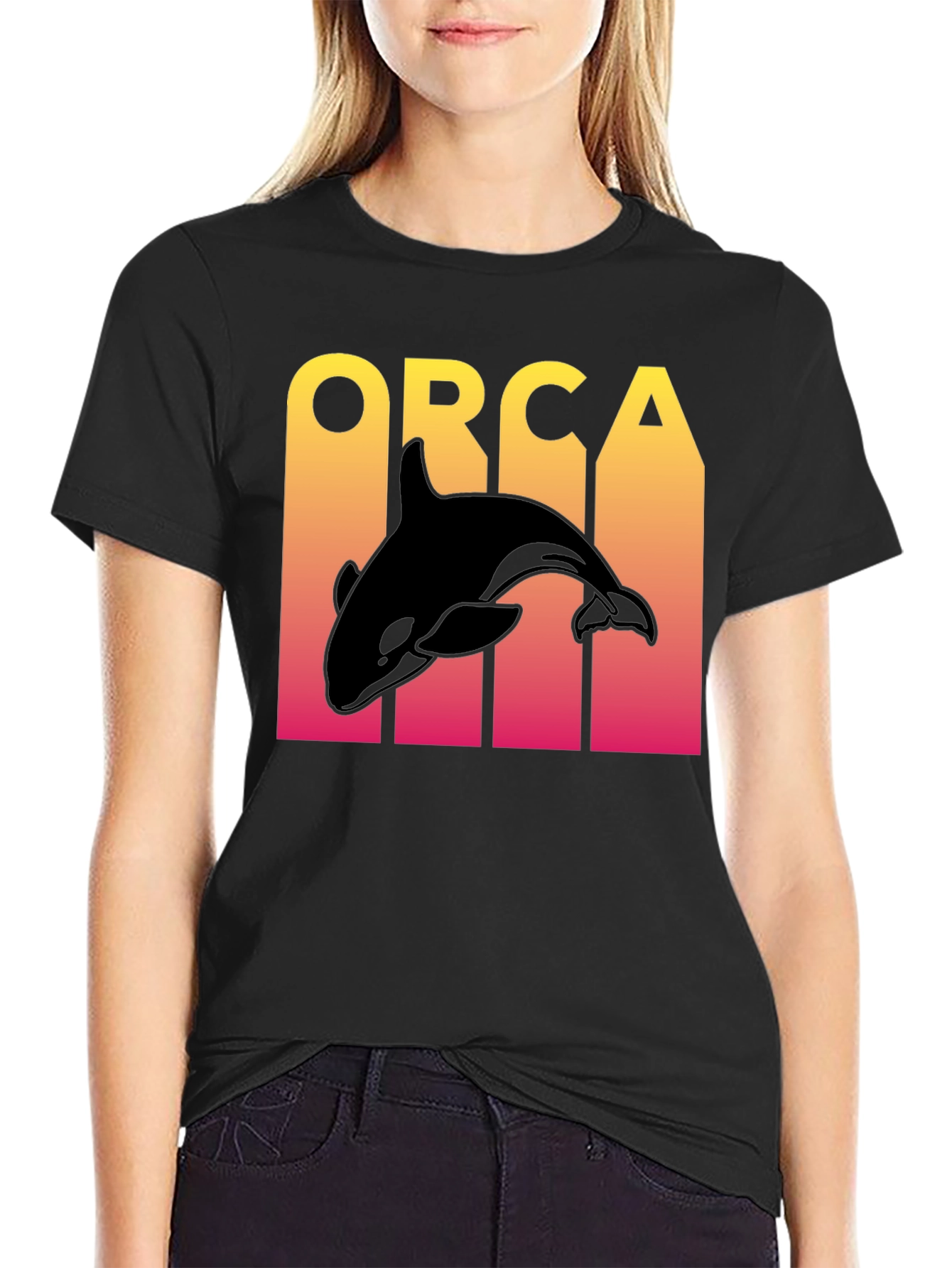 Orca Graphic Tee - Black T-Shirt