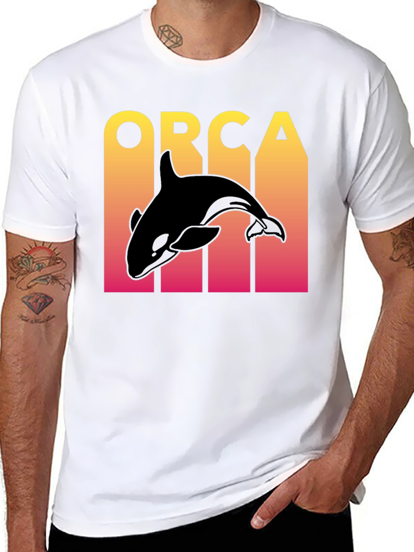 Orca Graphic Tee - Black T-Shirt