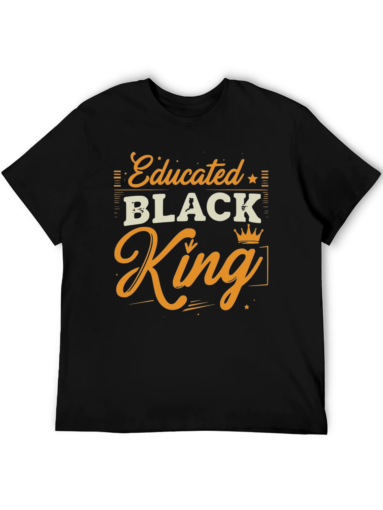 Educated Black King Graphic Tee