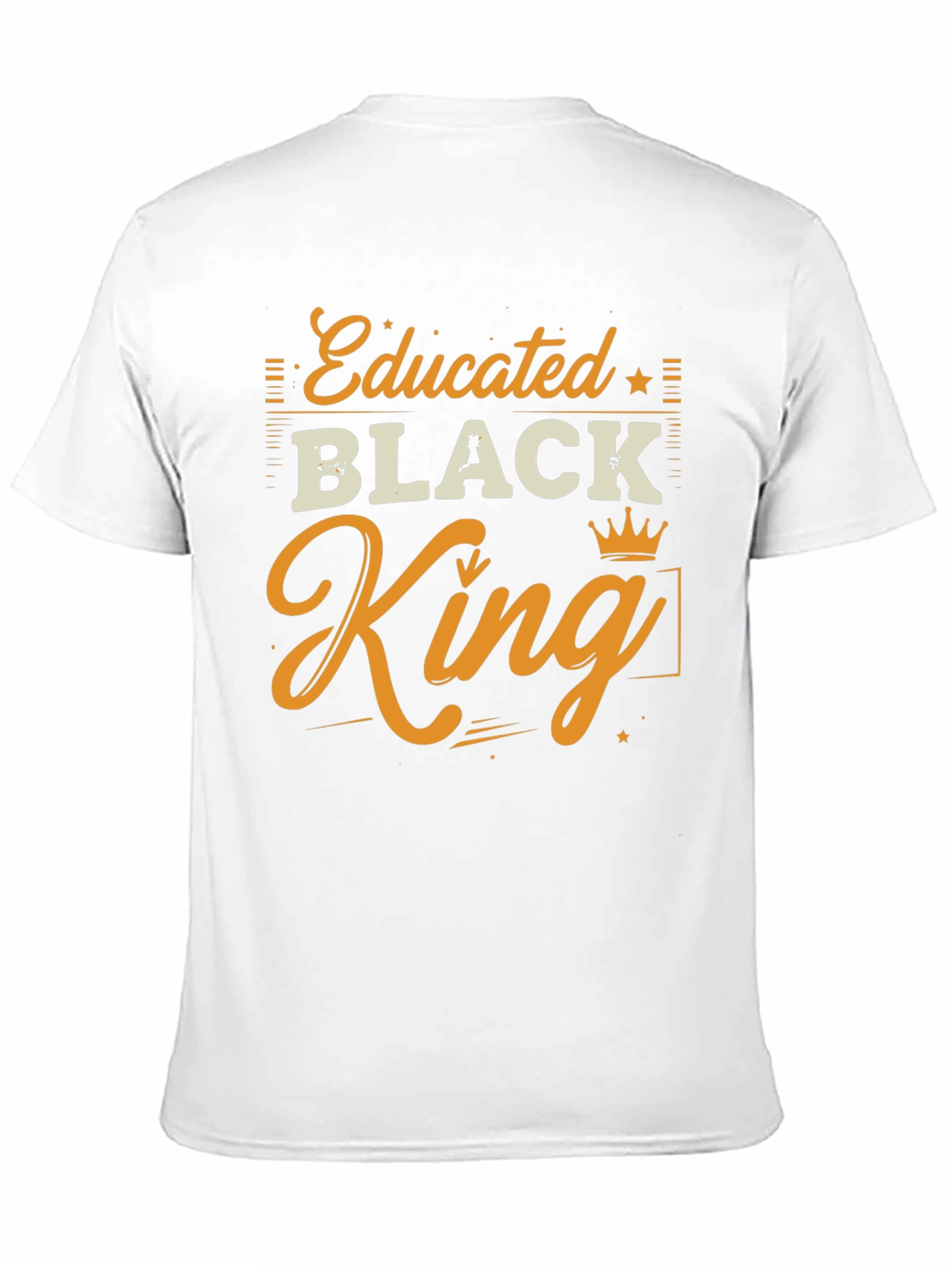 Educated Black King Graphic Tee