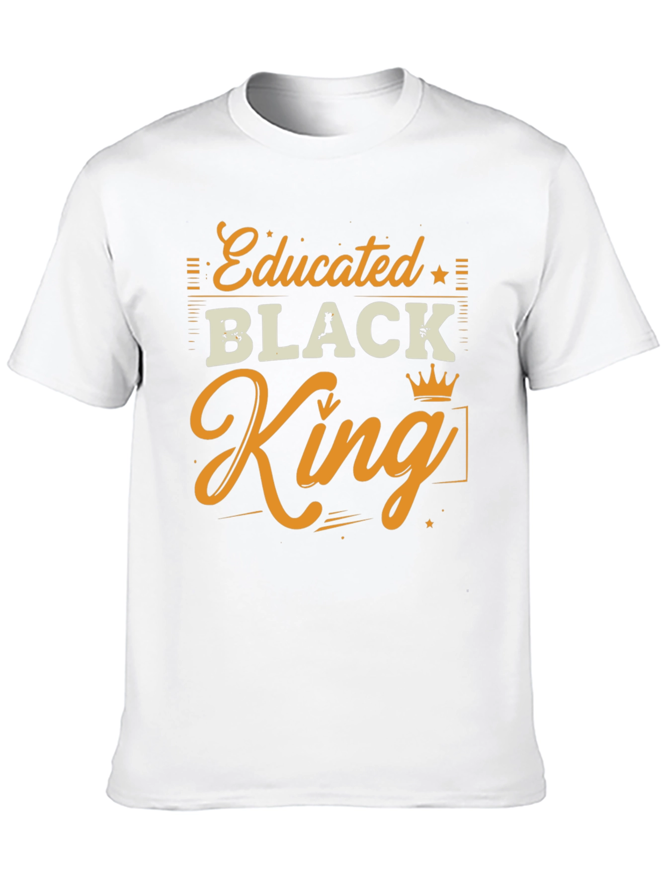 Educated Black King Graphic Tee