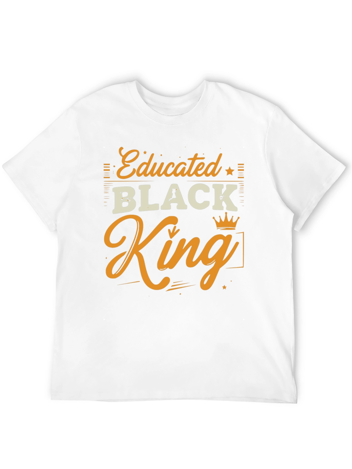 Educated Black King Graphic Tee