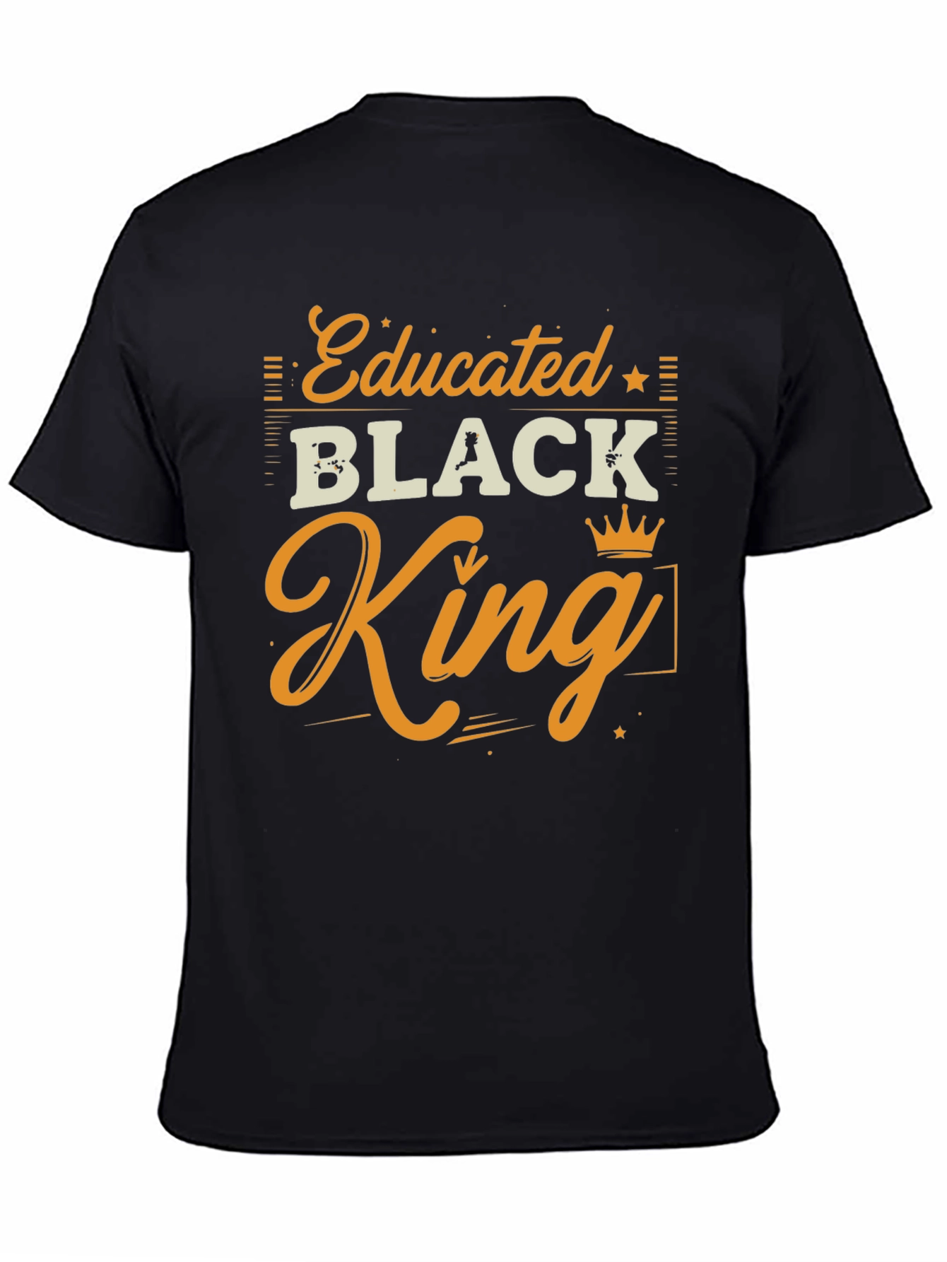 Educated Black King Graphic Tee