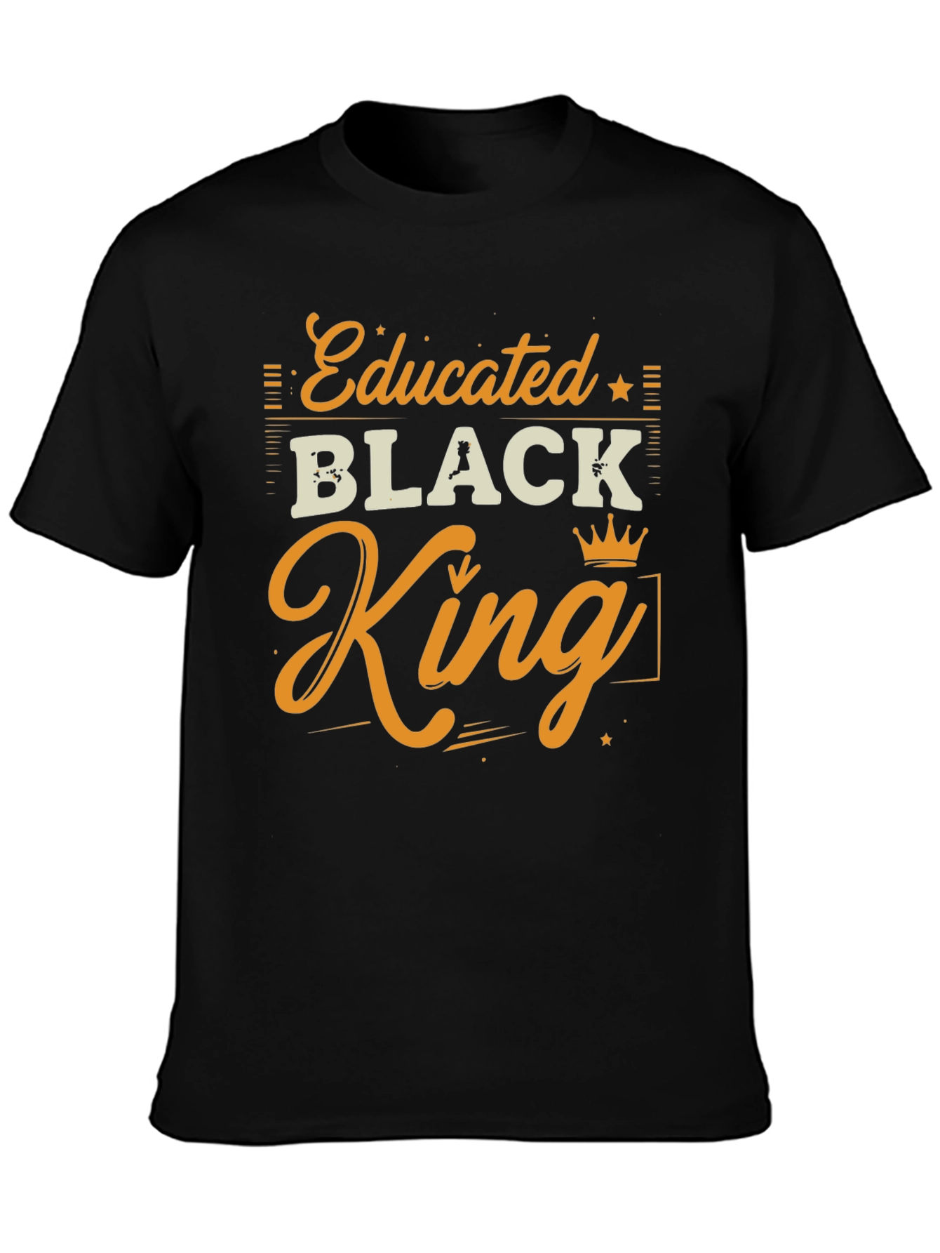 Educated Black King Graphic Tee