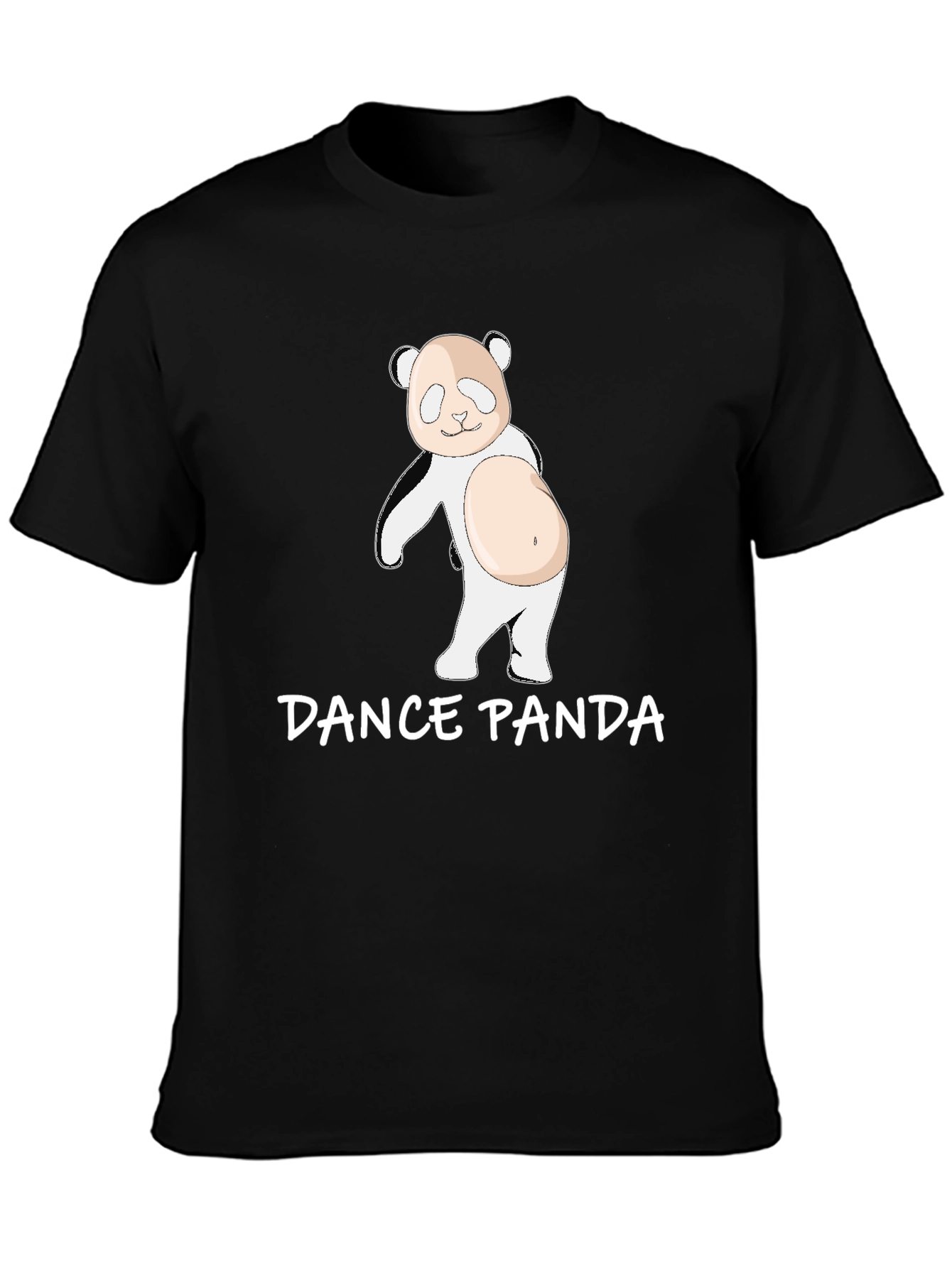 Dance Panda Graphic Tee - Comfy Cotton T-Shirt