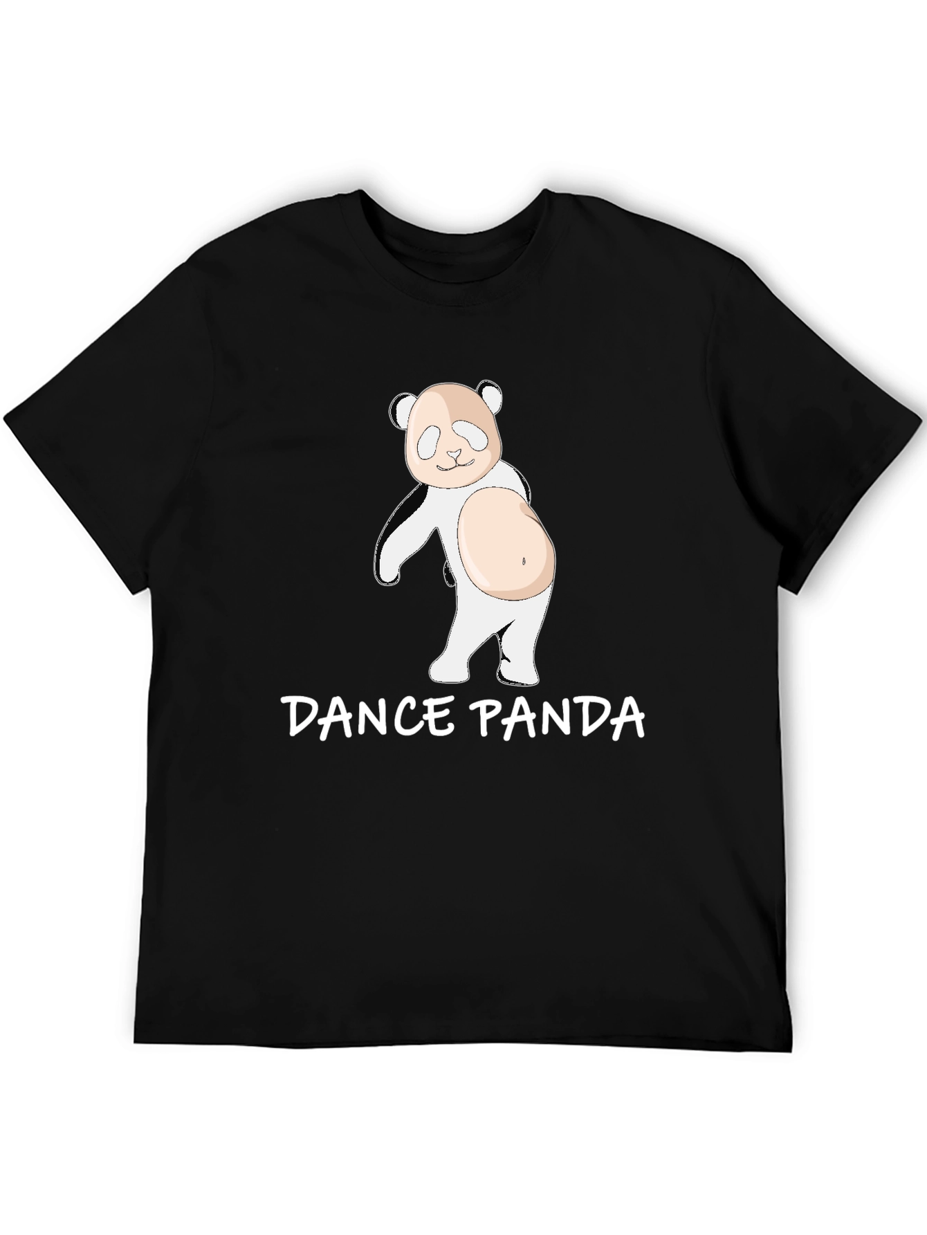 Dance Panda Graphic Tee - Comfy Cotton T-Shirt