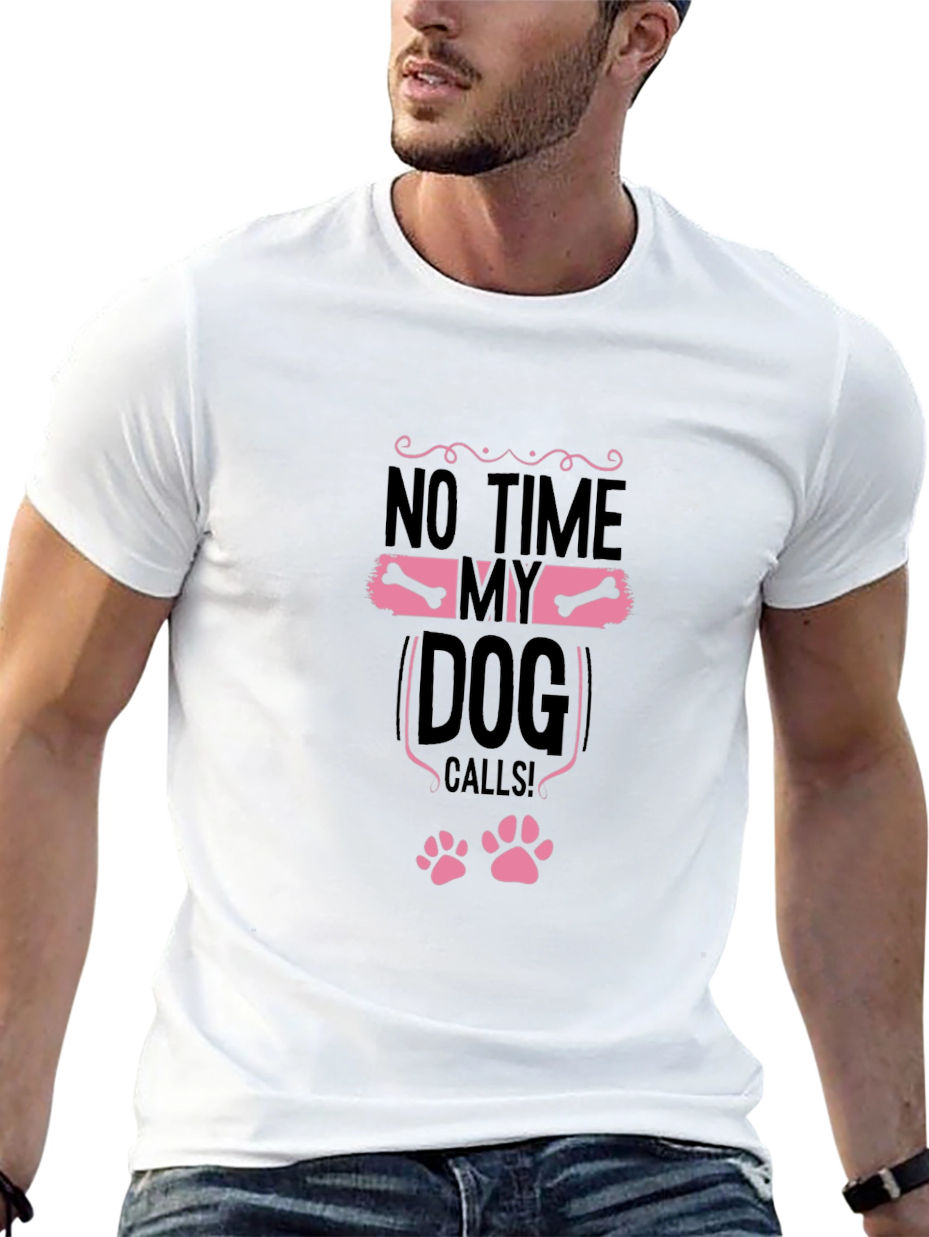 No Time My Dog Calls! Graphic Tee