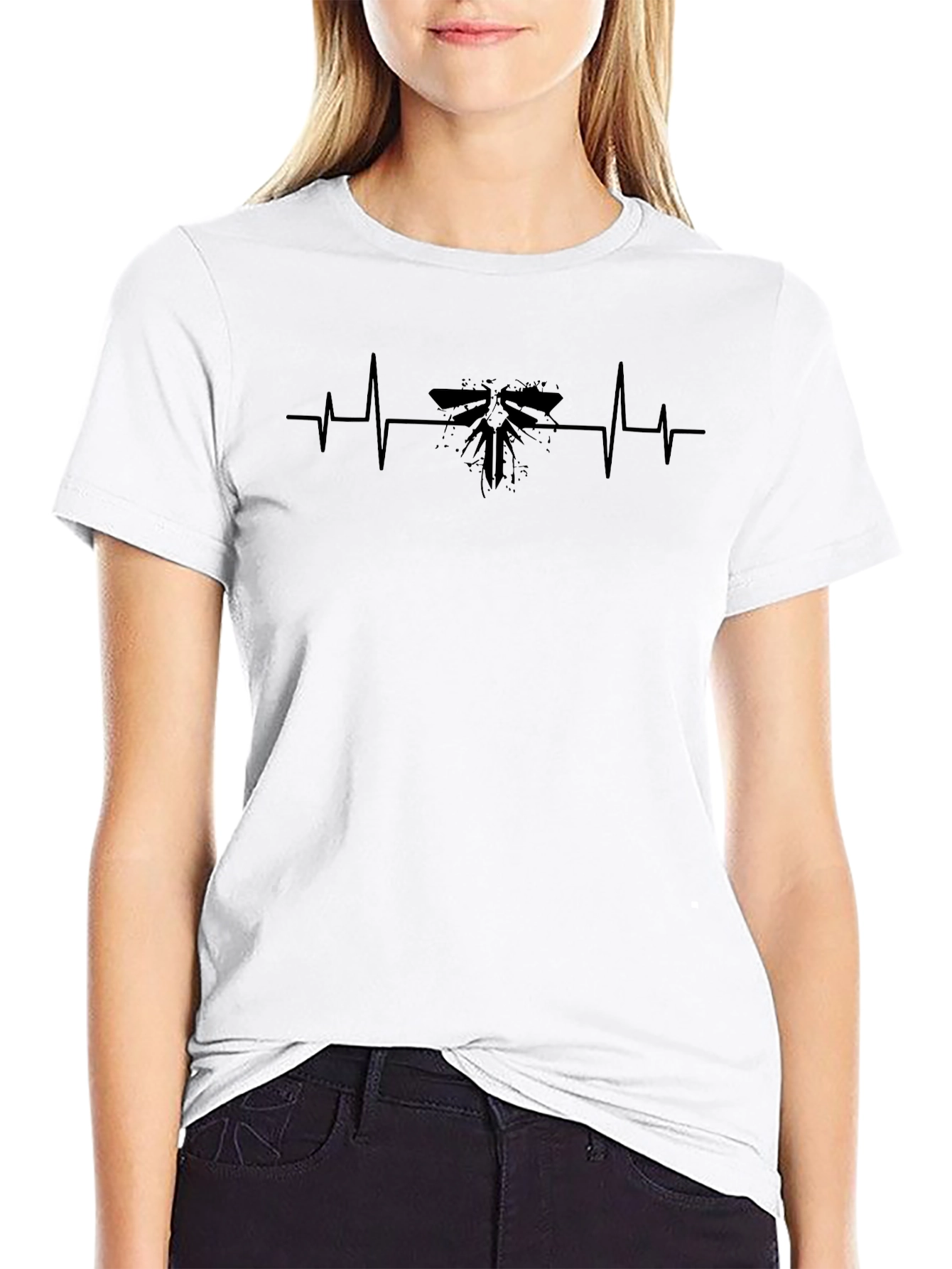 The Last of Us Fireflies Heartbeat Graphic T-Shirt
