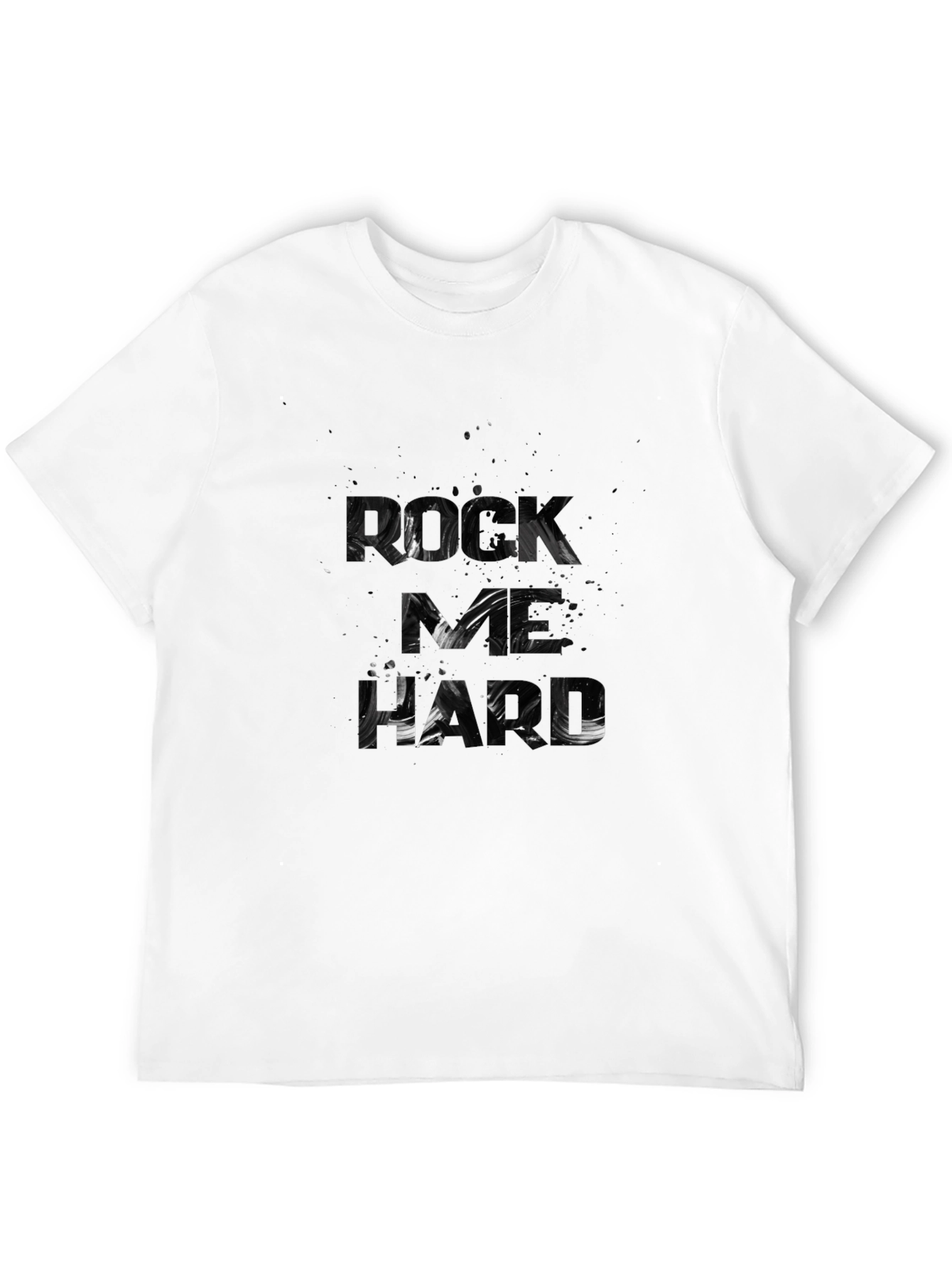 Rock As Hard Black T-Shirt