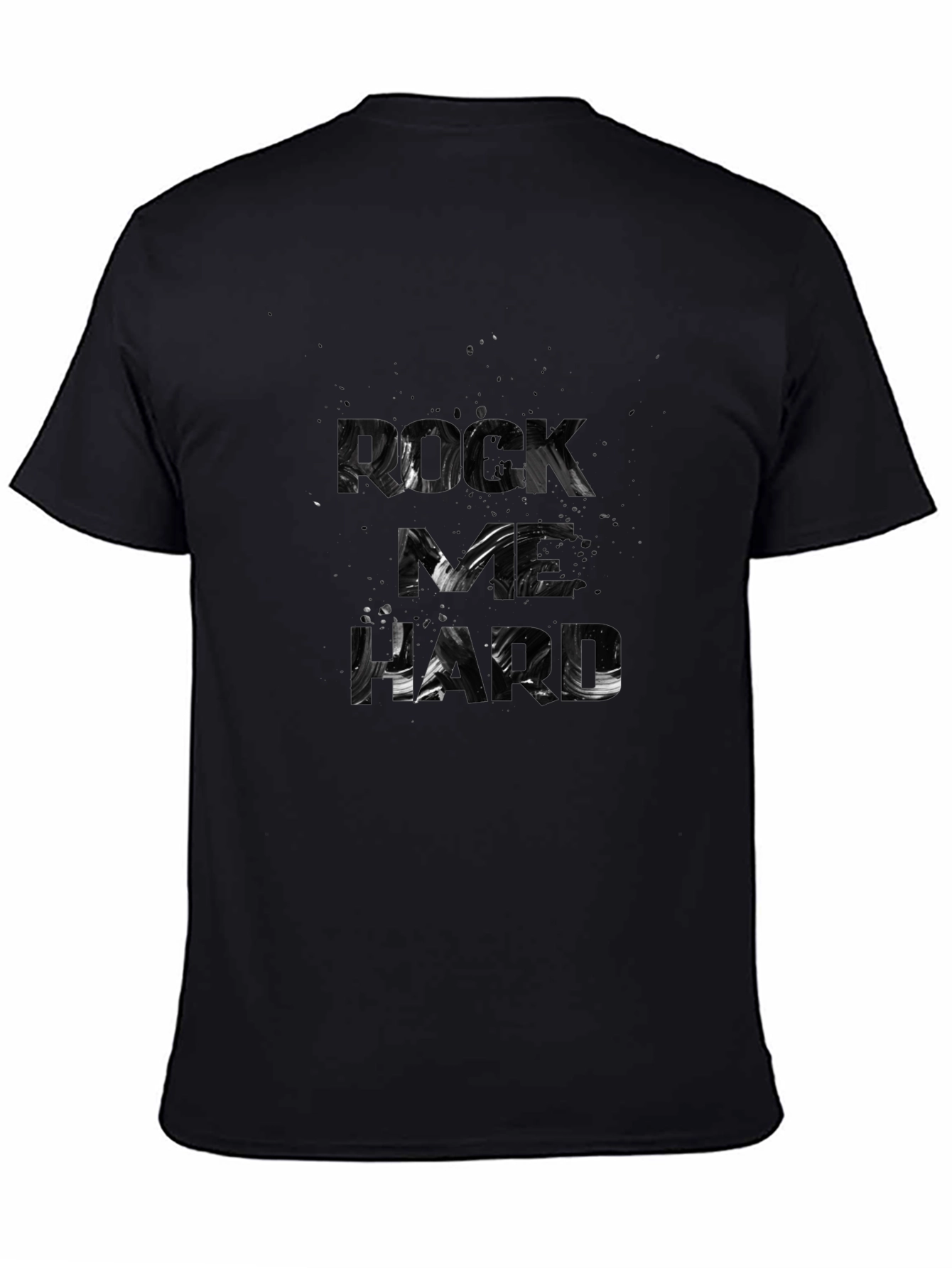 Rock As Hard Black T-Shirt