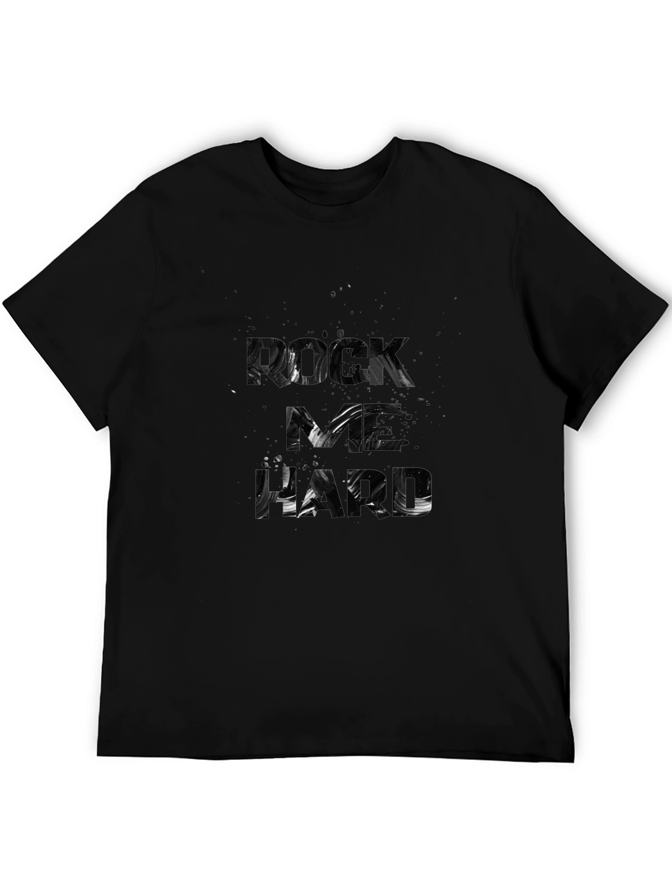 Rock As Hard Black T-Shirt