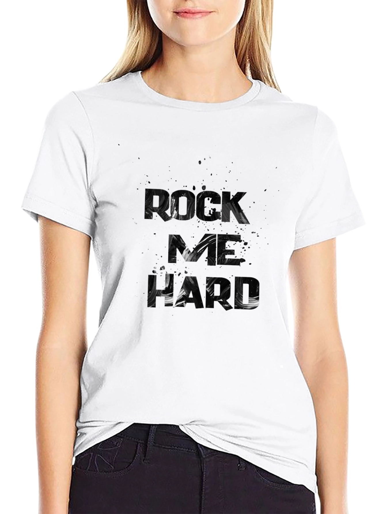 Rock As Hard Black T-Shirt