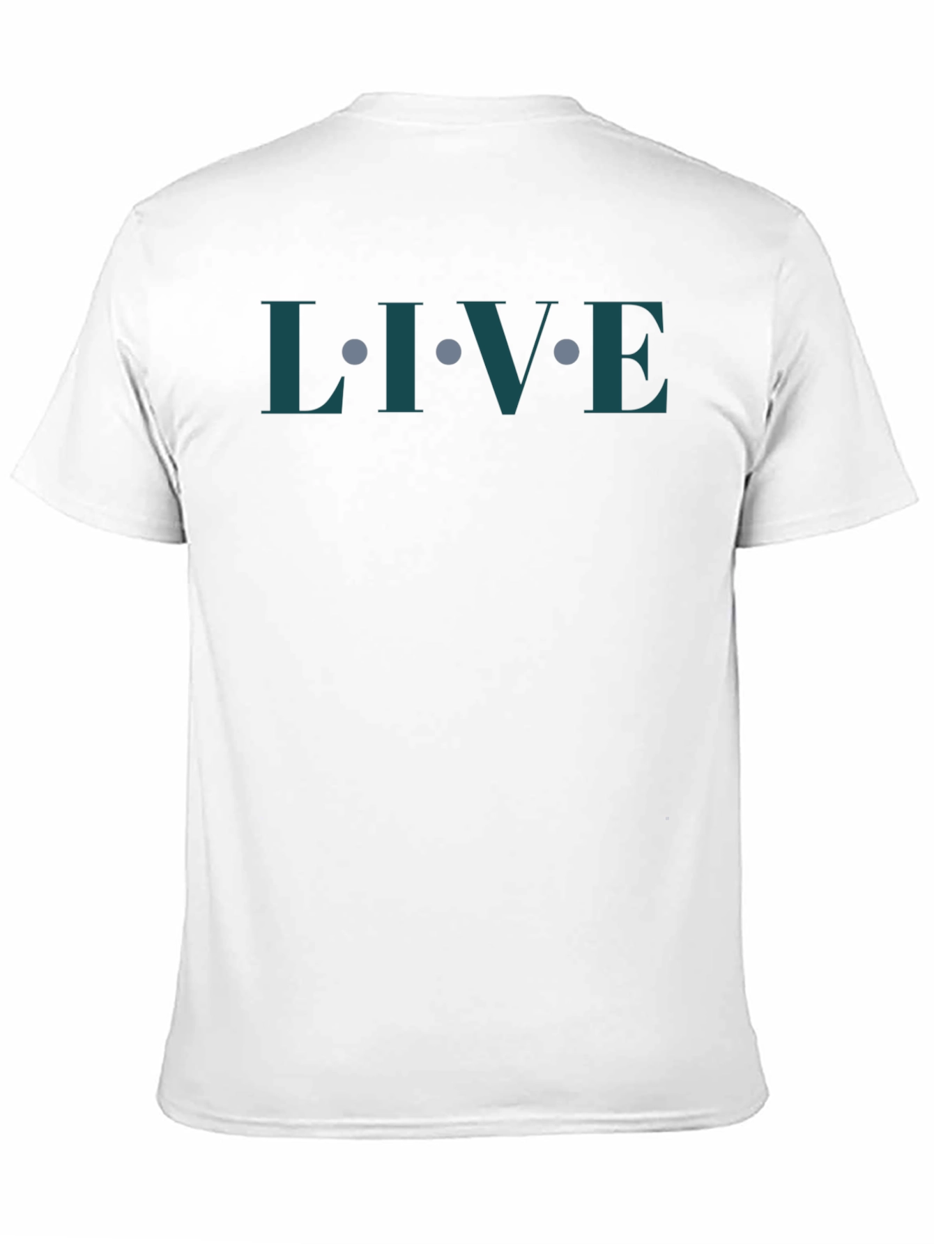Live Graphic Tee - Modern Minimalist Design