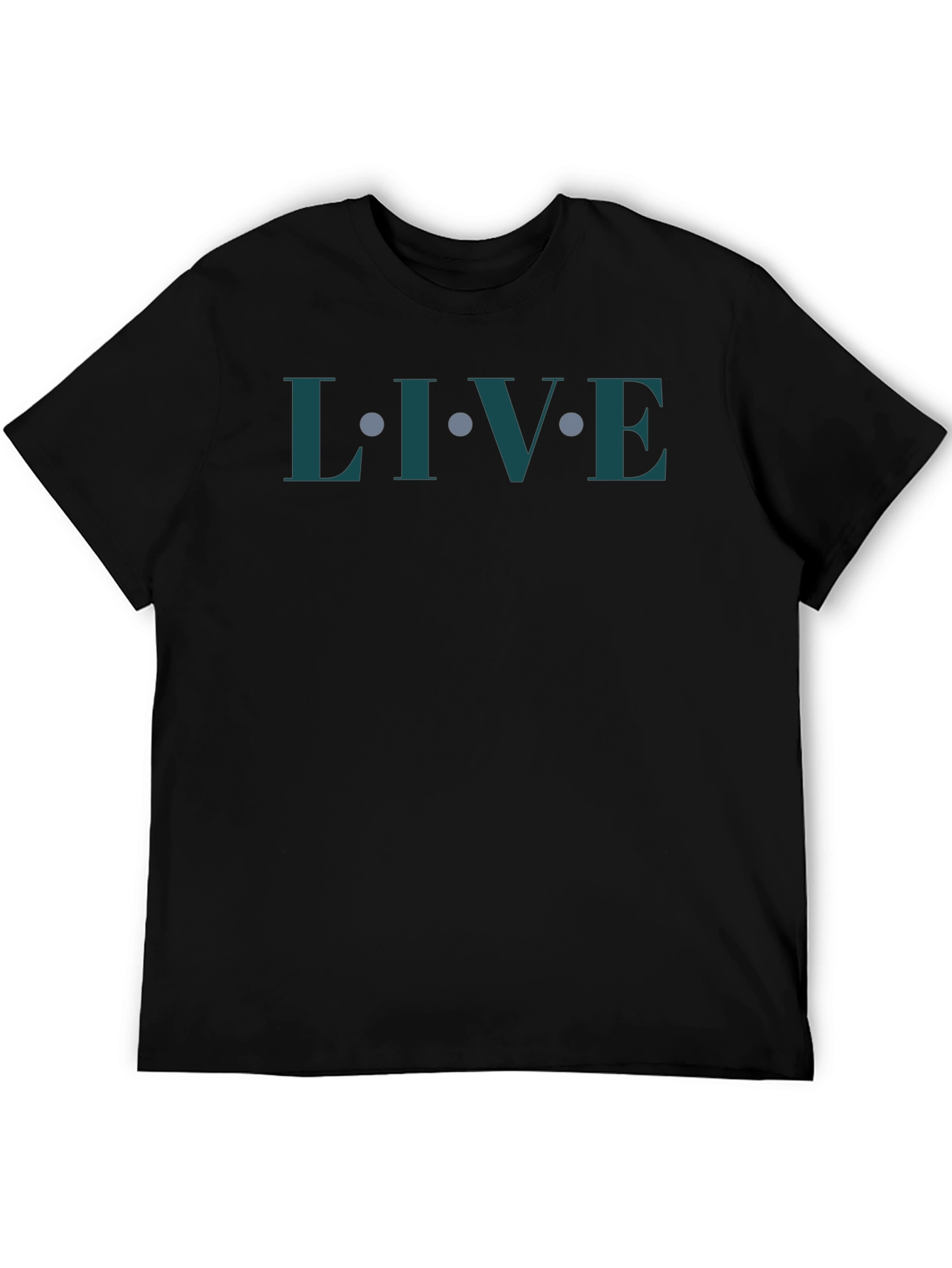 Live Graphic Tee - Modern Minimalist Design