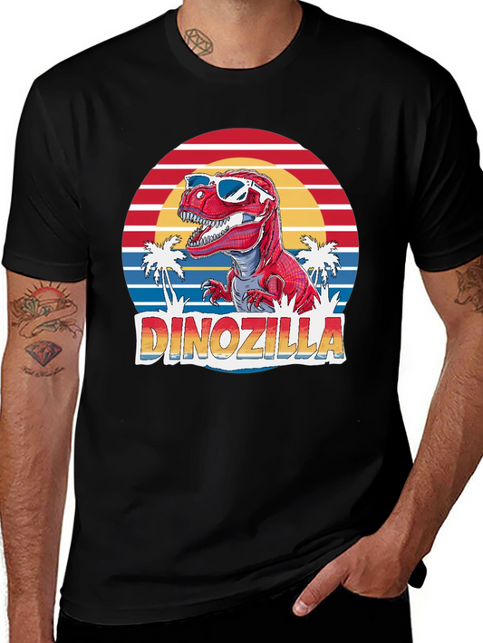 Dinozilla T-Shirt - Retro Dinosaur in Sunglasses