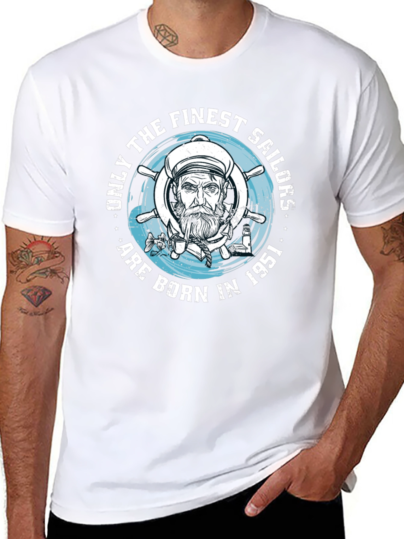 Finest Sailors Born 1951 T-Shirt