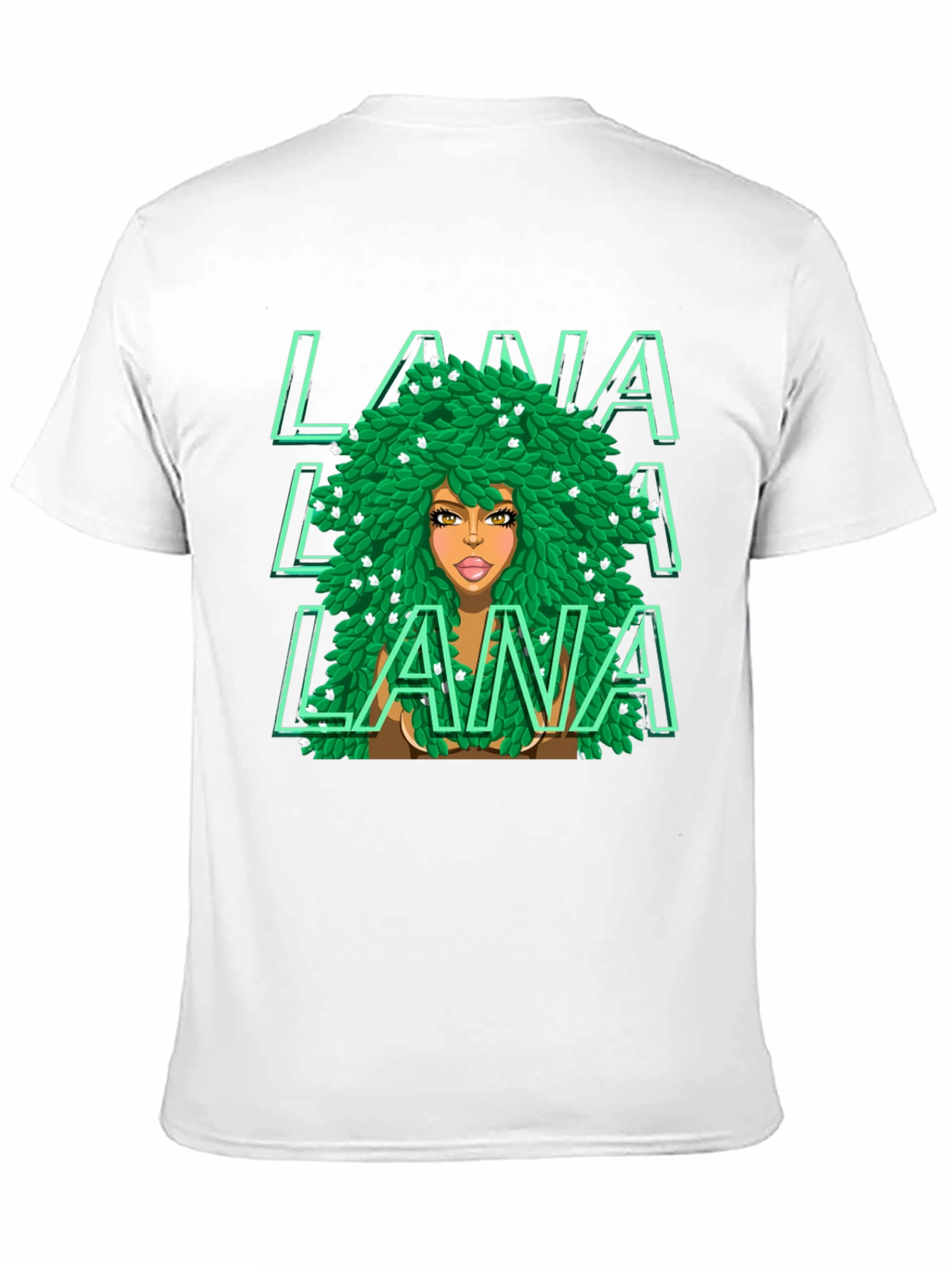 LANA Green Leaves T-Shirt