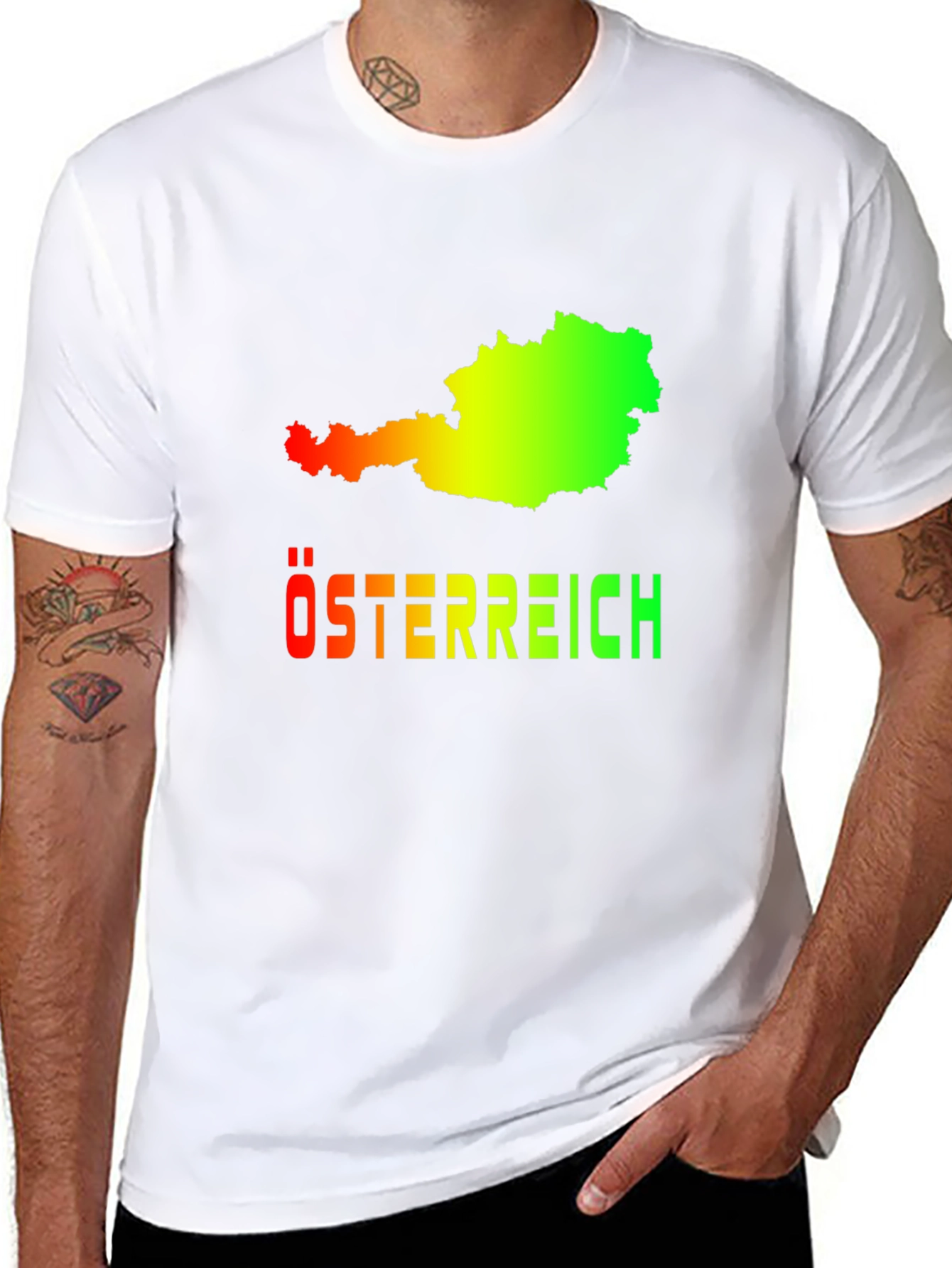 Austria Map T-Shirt - Österreich Graphic Tee