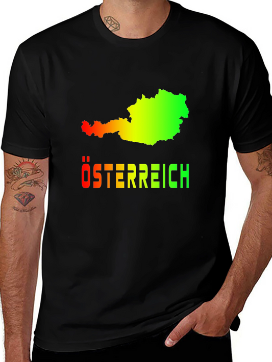 Austria Map T-Shirt - Österreich Graphic Tee